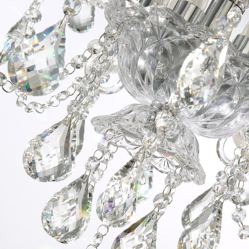Silva Chandelier French Crystal Living Room Dining Room - Neutralighting