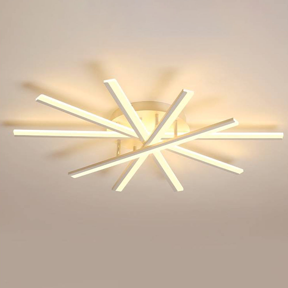 Arisha Linear Flush Mount Ceiling Light, 4 Colour - Neutralighting