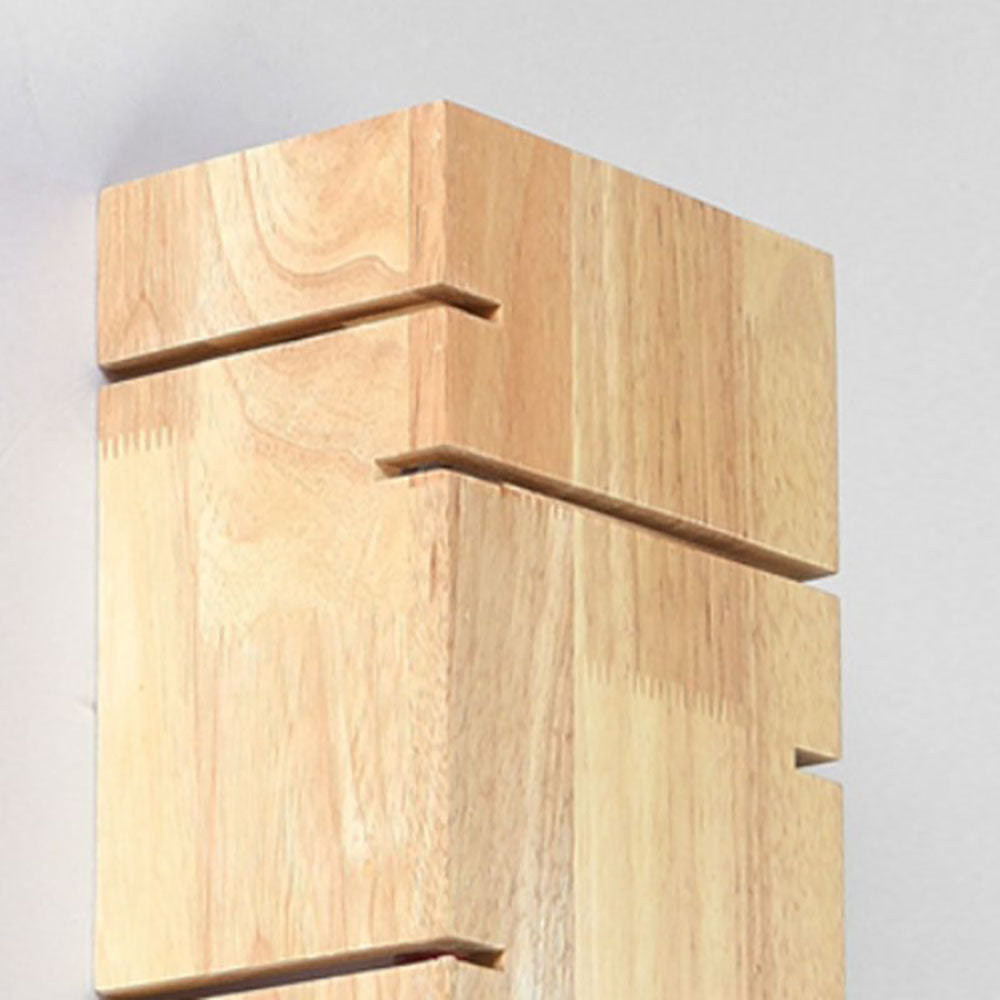Muto Wall Lamp Rectangular Minimalist, Mounted Bedside, Wood, Bedroom - Neutralighting