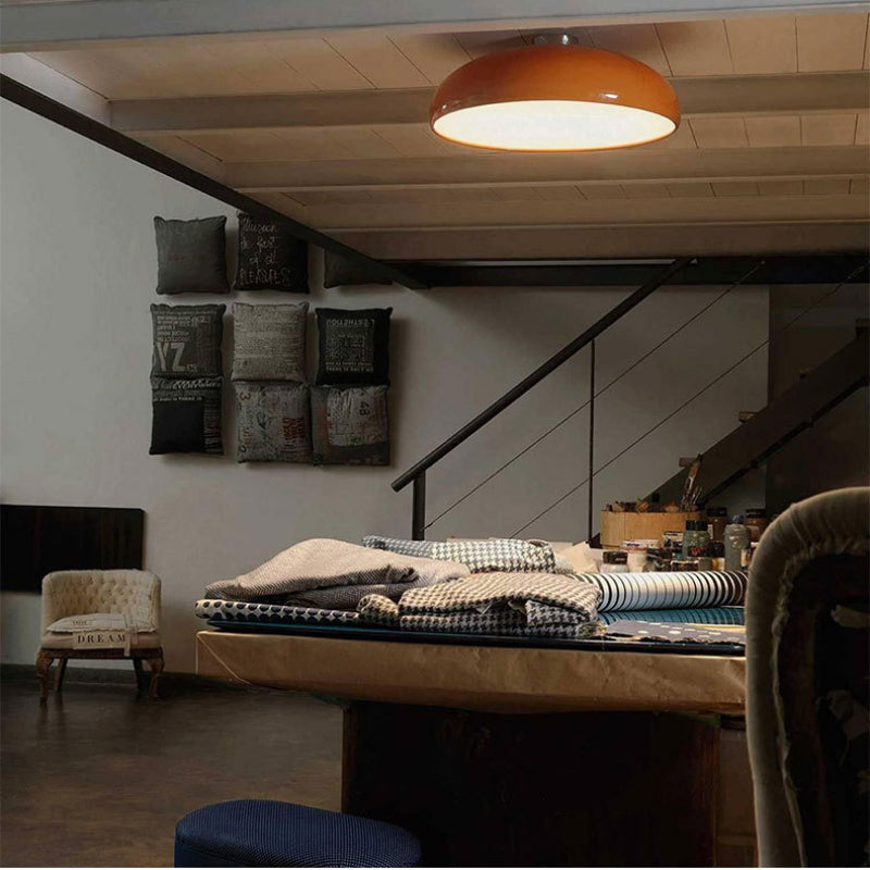 Valentina Vintage LED Flush Mount Ceiling Light Metal Bedroom/Living Room - Neutralighting