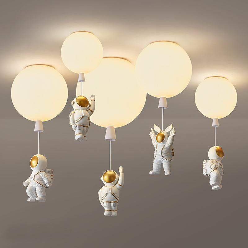 Aria Astronaut Balloon Flush Mount Ceiling Light, L 20/25/30/35cm - Neutralighting