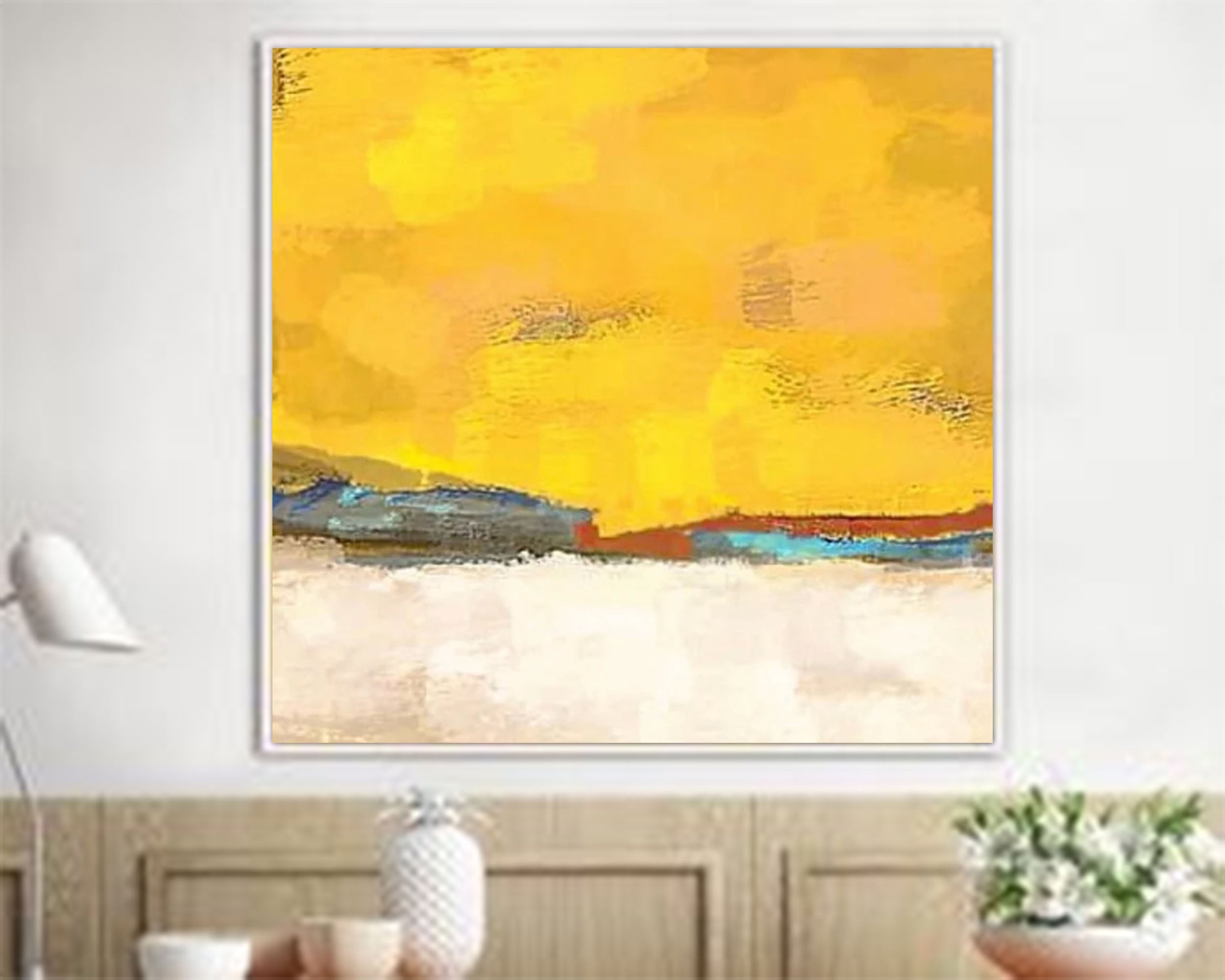 Wall Art Minimalist Ethereal Watercolor Abstract