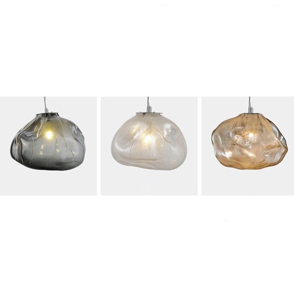 Avi Minimalist Spherical Glass Pendant Light, 3 Colour - Neutralighting