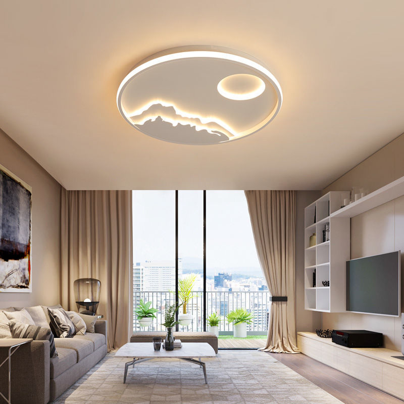 Arisha Mountain View Flush Mount Ceiling Light - Neutralighting
