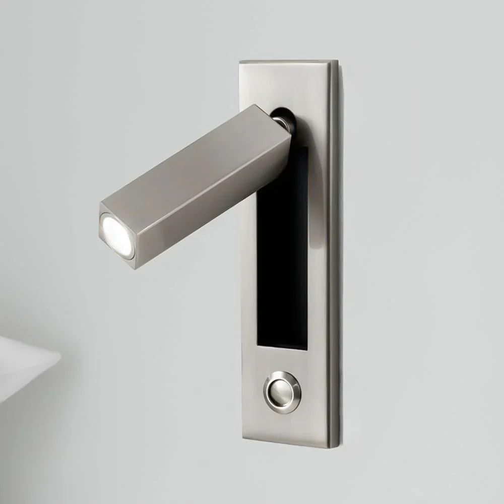 Arisha Modern Rotatable Bedside Sconce, Cylindrical/Square - Neutralighting