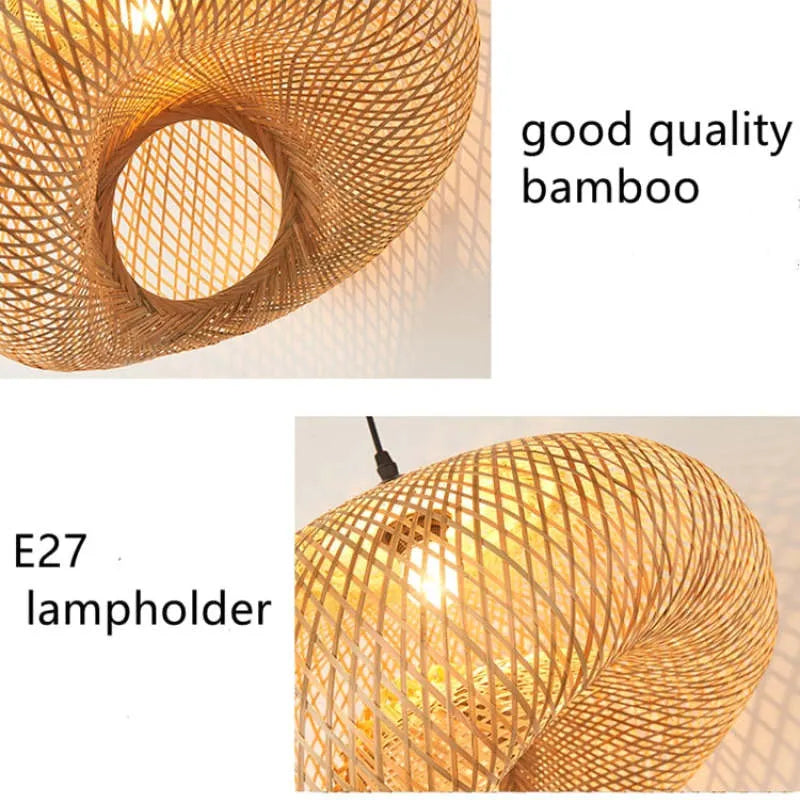 Ritta Bamboo Pendant Light - Neutralighting