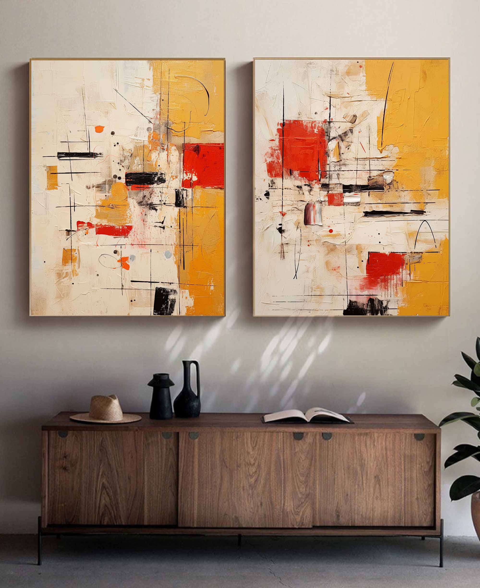 Abstract Canvas Art #AB158