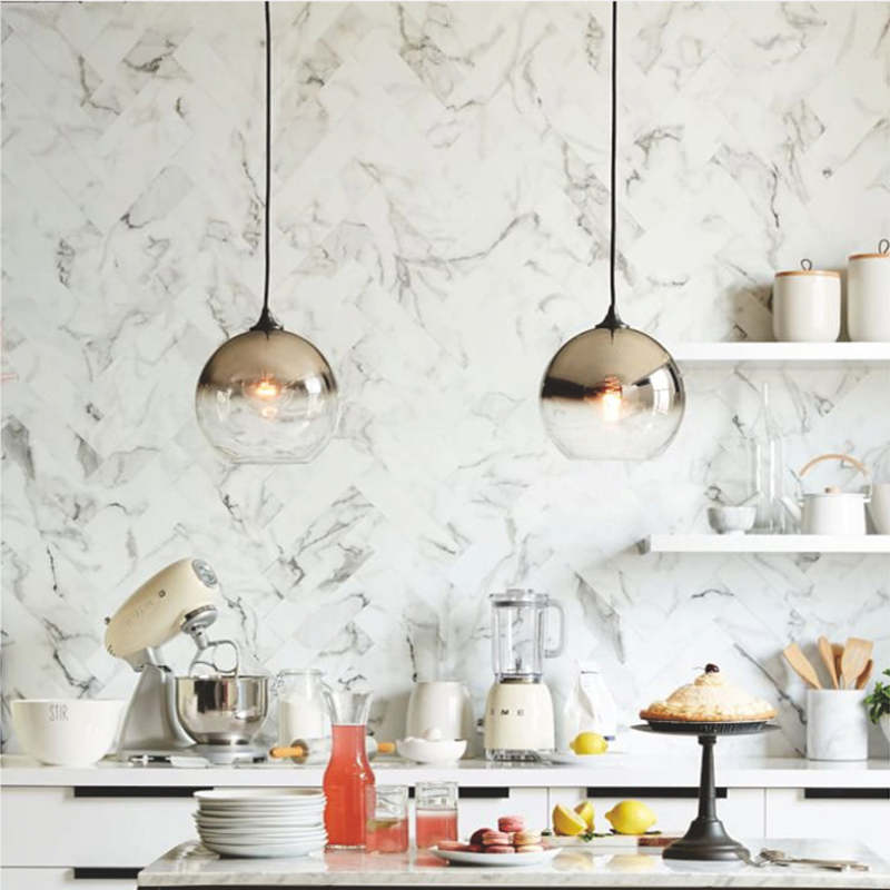 Brina Frosted Balloon Pendant Light Gradient - Neutralighting