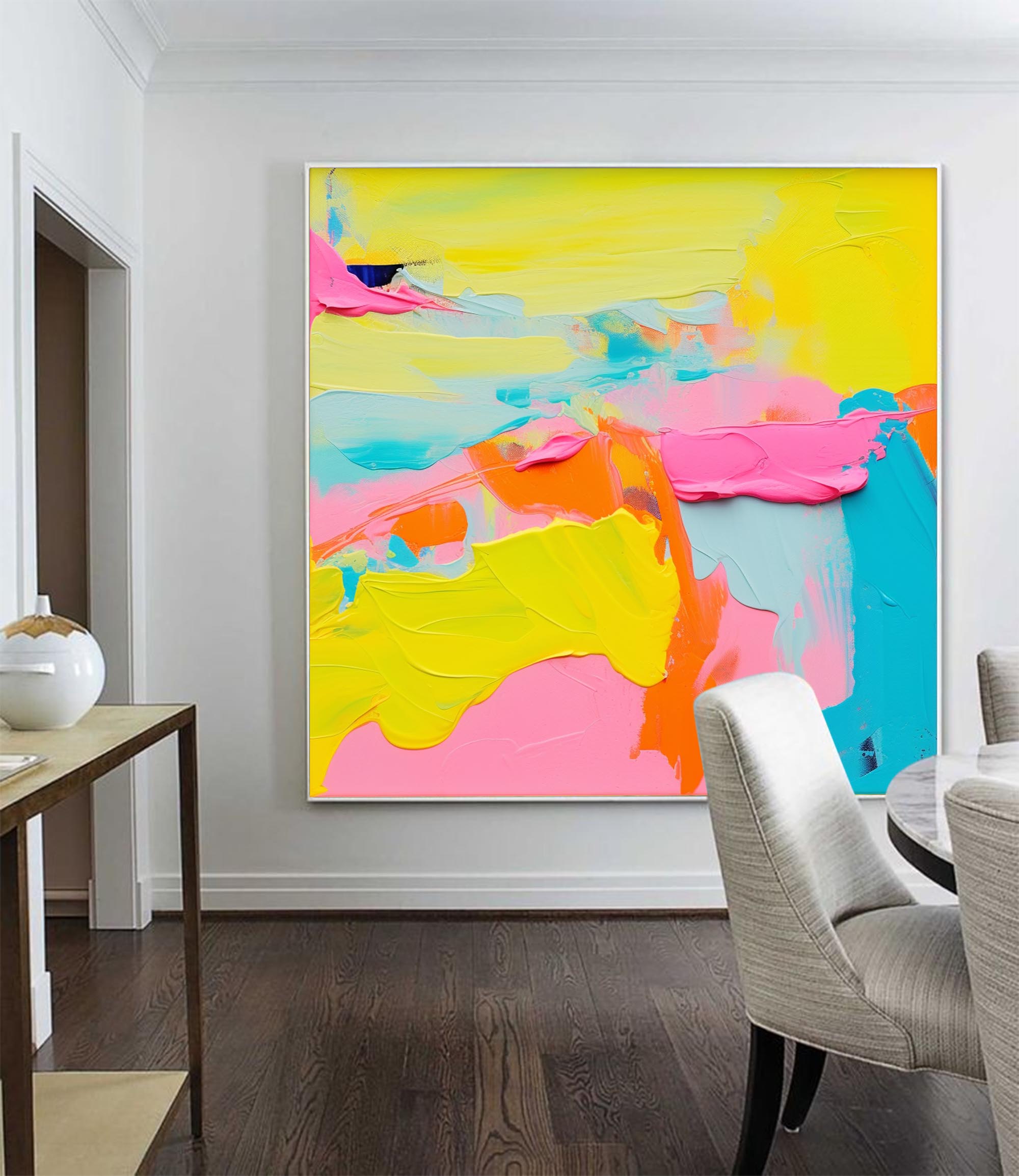 Wall Art Abstract Modern Playful Energetic