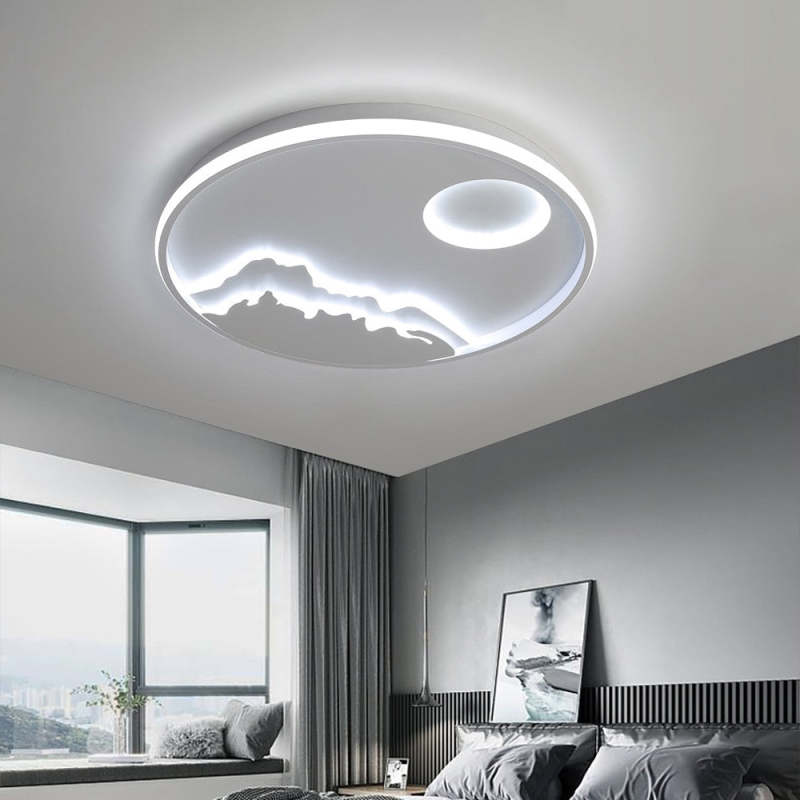 Arisha Mountain View Flush Mount Ceiling Light - Neutralighting