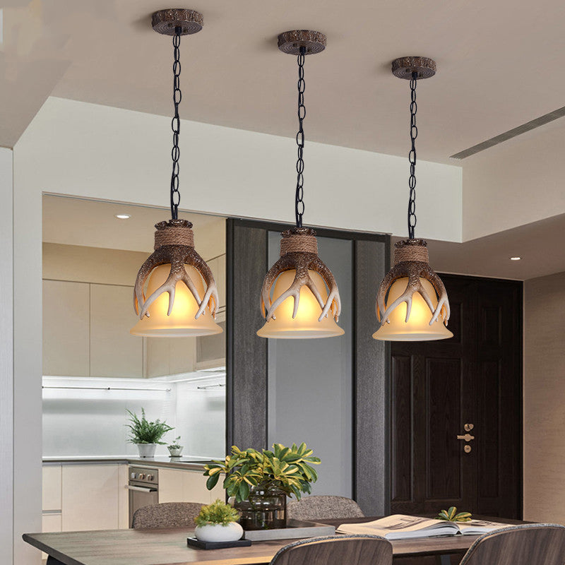 Silva LED Pendant Light Black Glass Bar/Dining Room/Living Room - Neutralighting