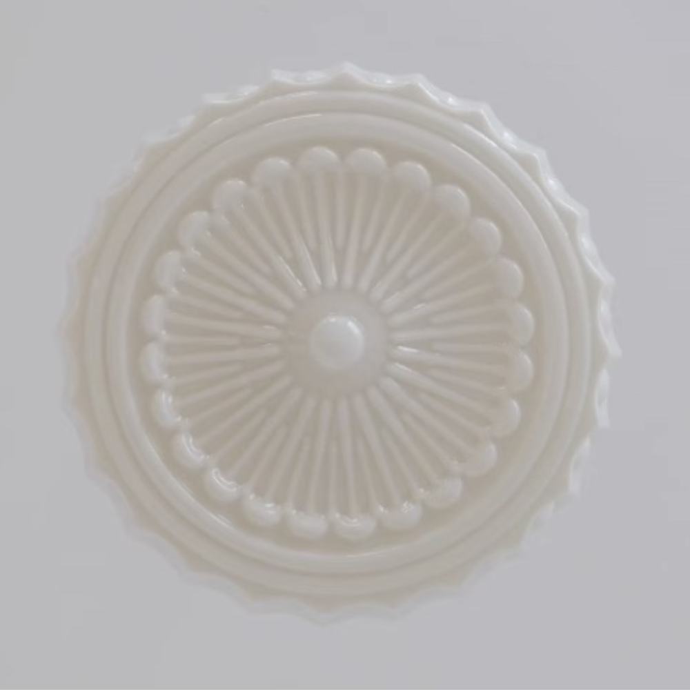 Valentina Vintage French Country Dome Pendant Light, White/Beige - Neutralighting