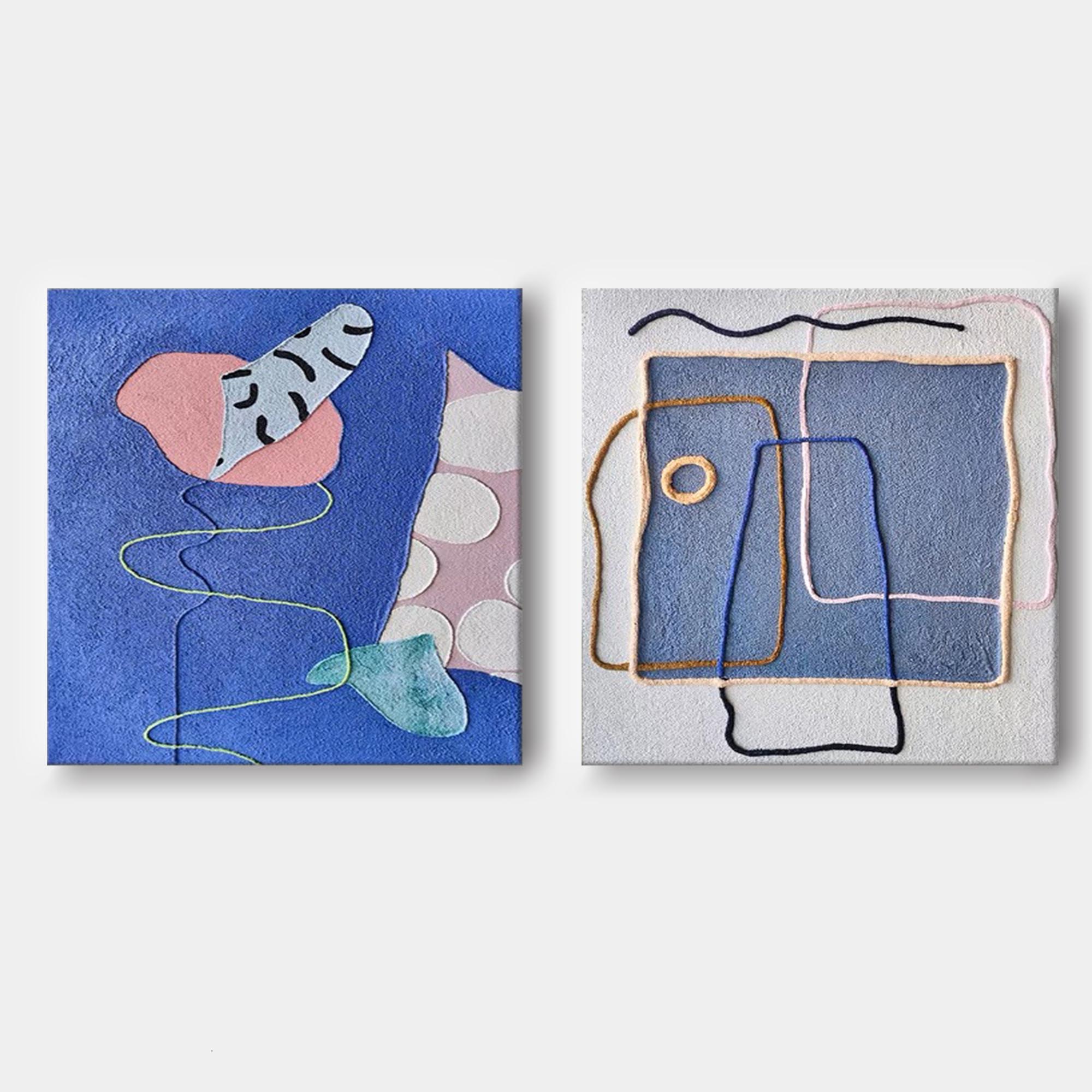 Abstract Canvas Art AB053 - Neutralighting