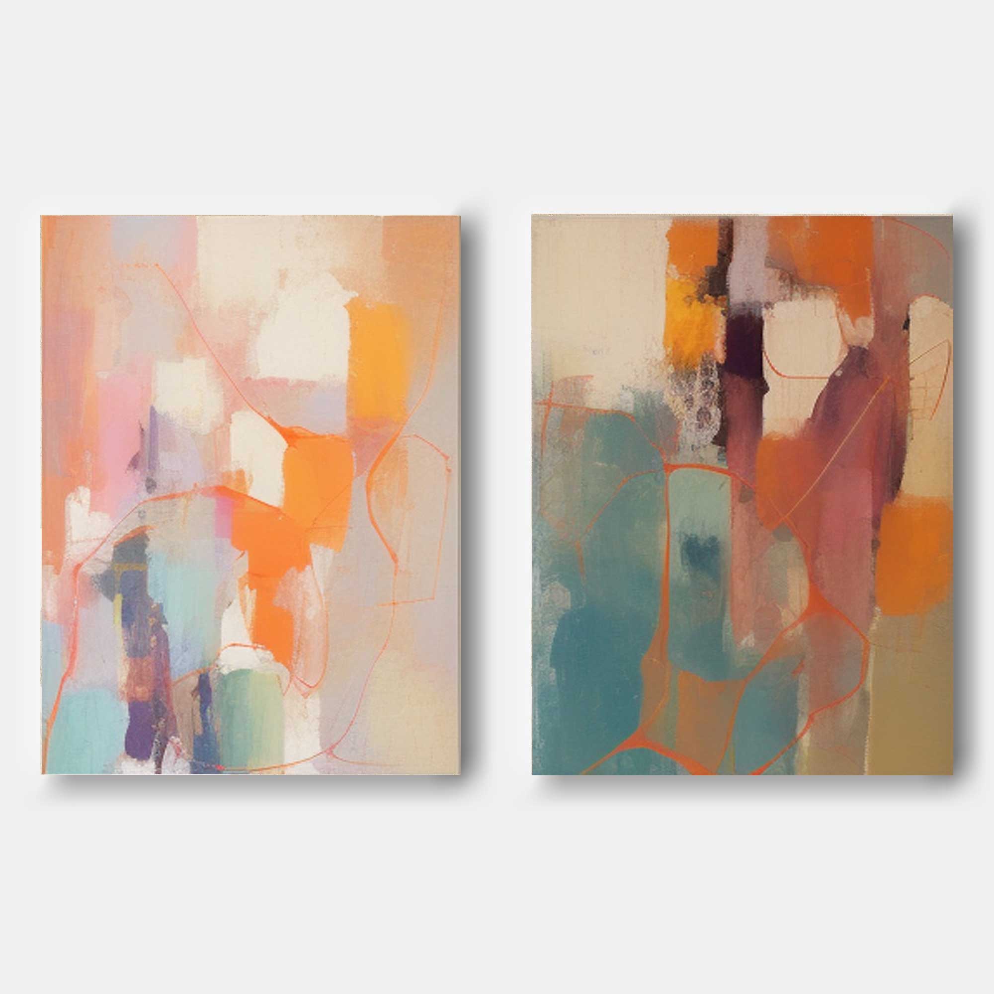 Wall Art Wabi-Sabi Natural Abstract Painterly