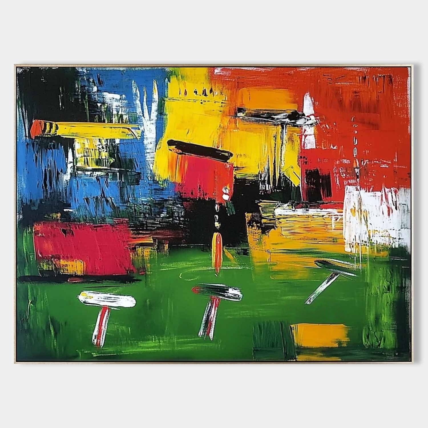 Wall Art Horizontal Expressionist Golf