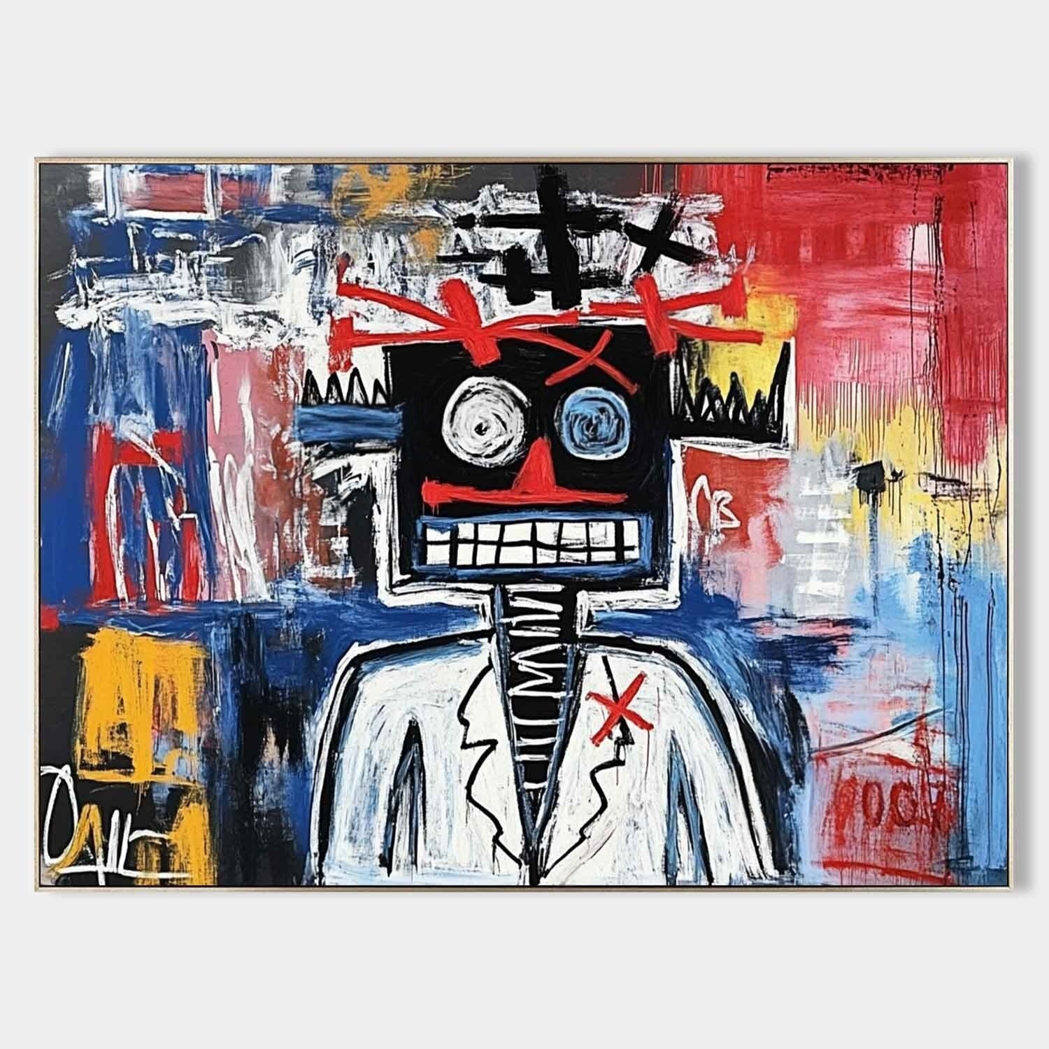 Wall Art Horizontal Neo Expressionist