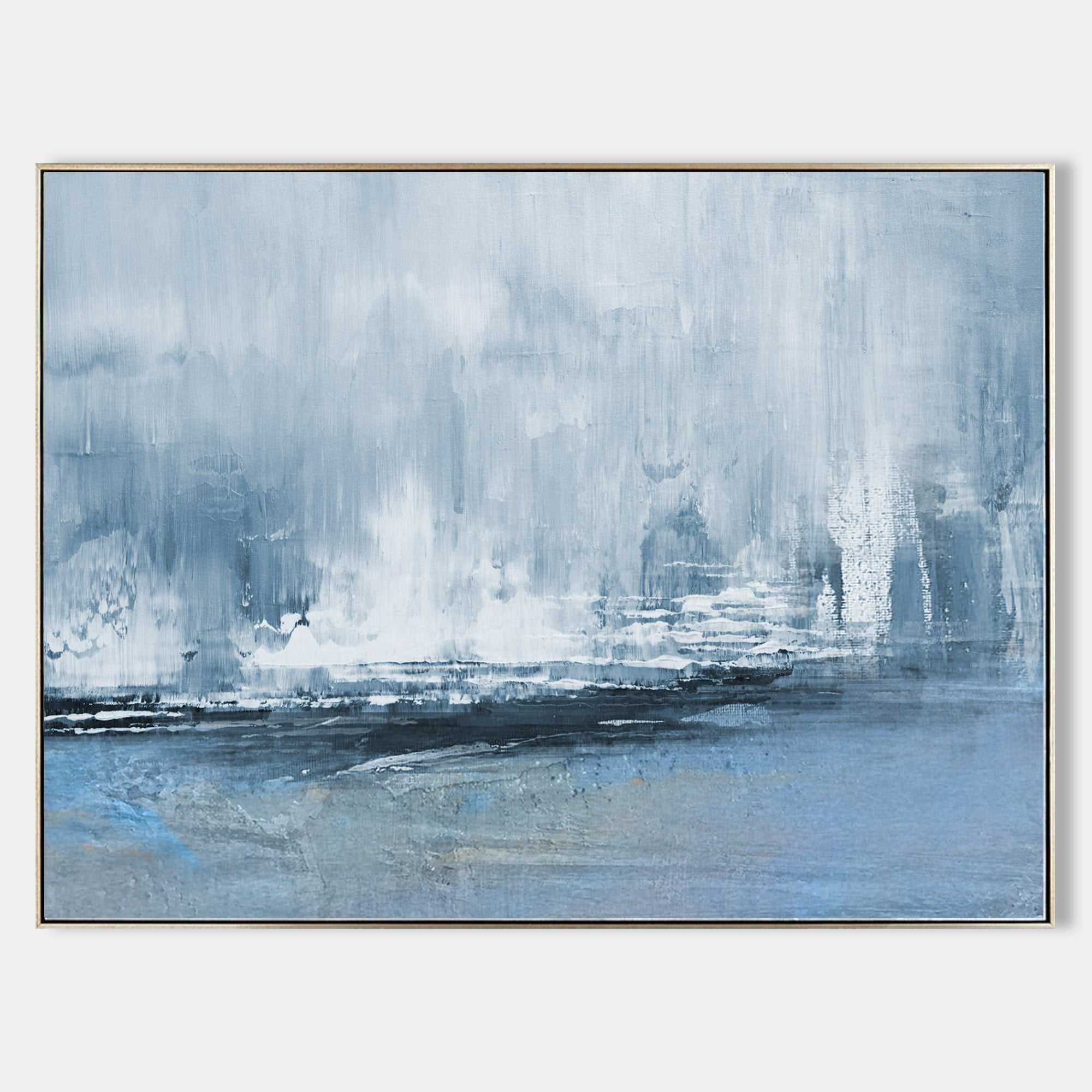 Abstract Coastal Painting ABSH51 - Neutralighting