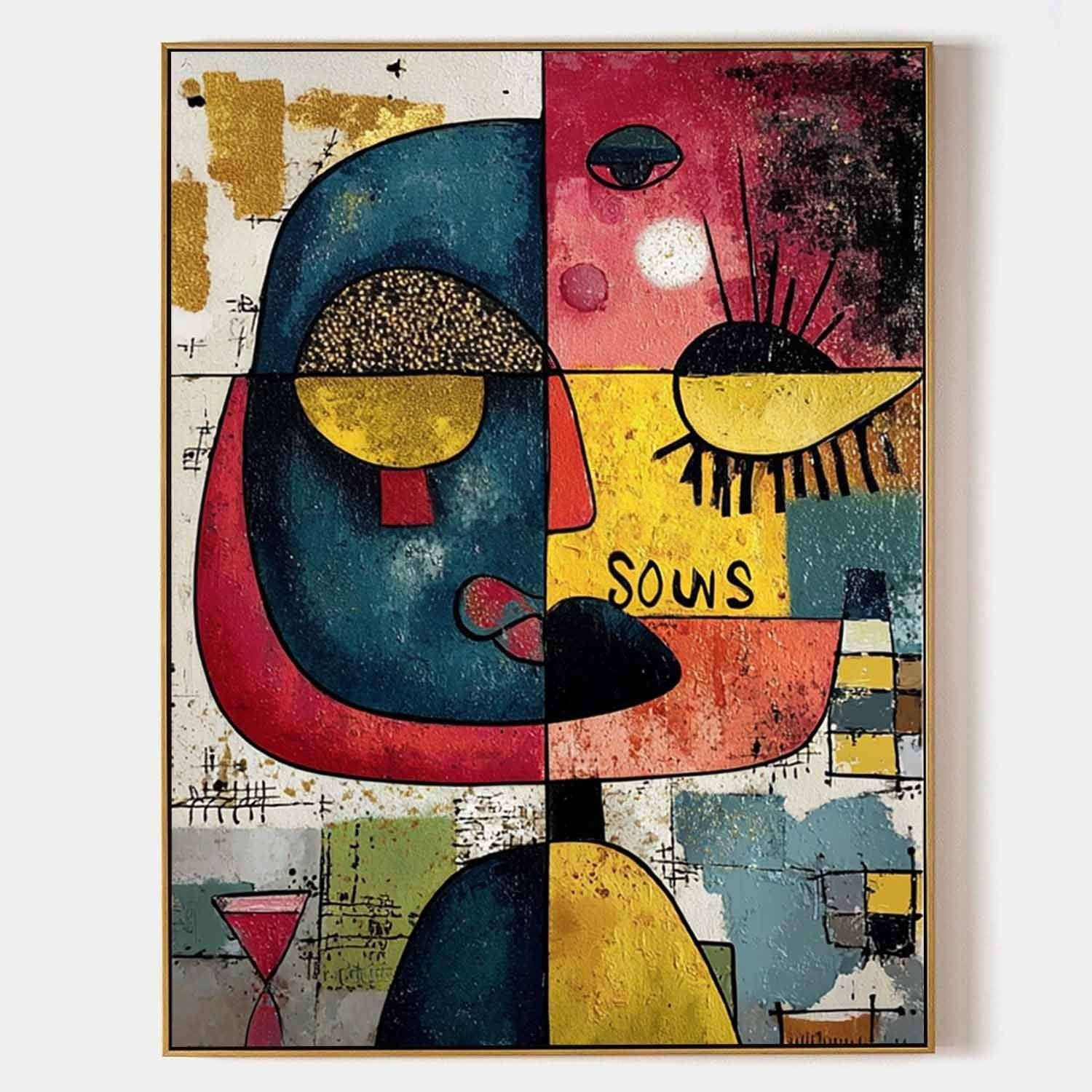 Joan Miró Abstract Face Painting