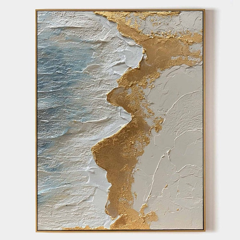 Wall Art Abstract Ocean Texture Painting