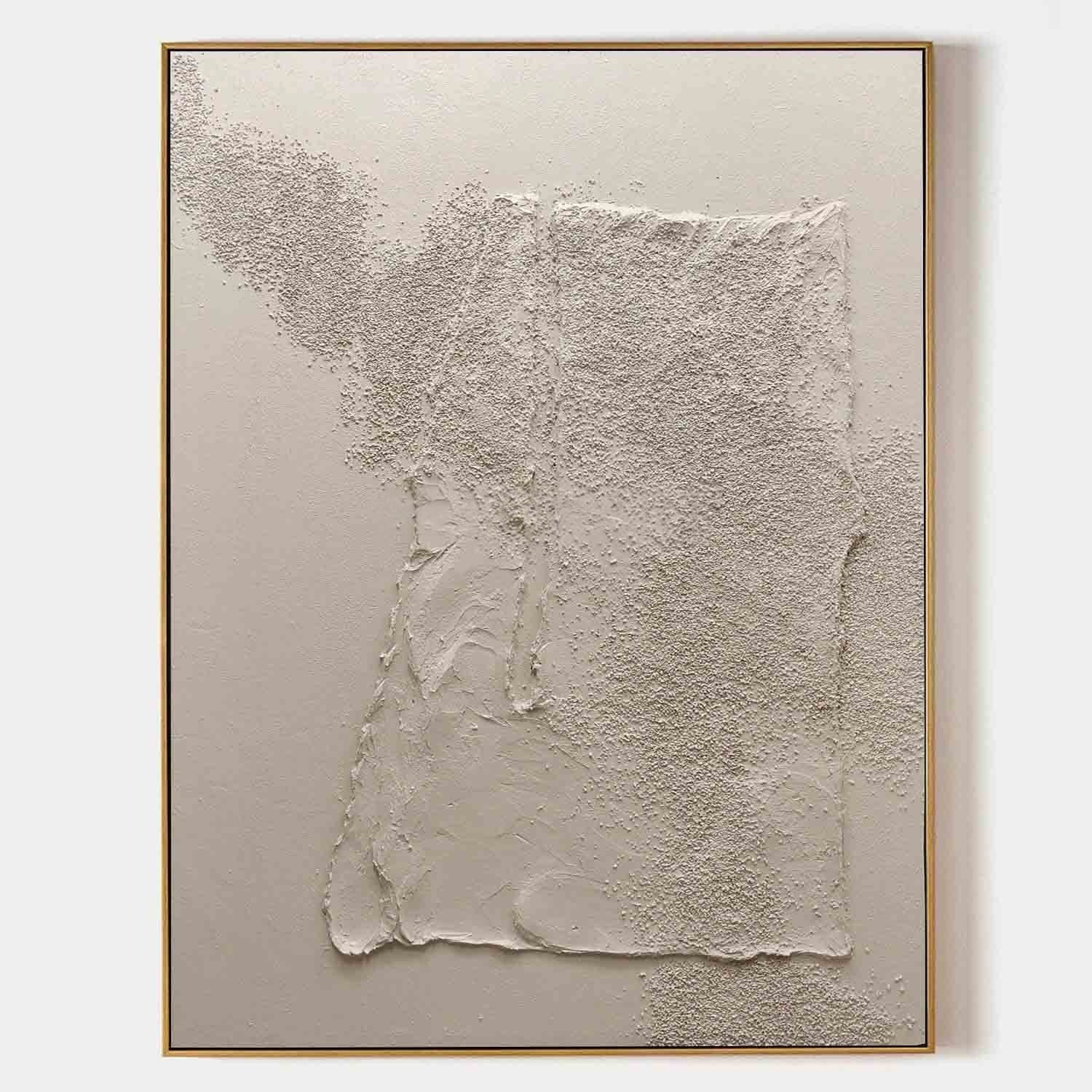 Wabi-Sabi Textured Plaster Wall Art