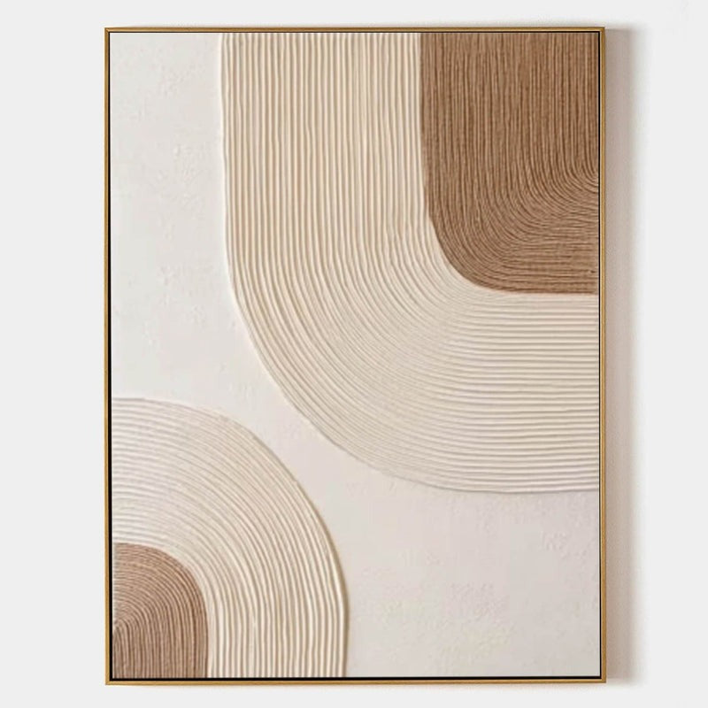 Wall Art Abstract Line Texture Painting