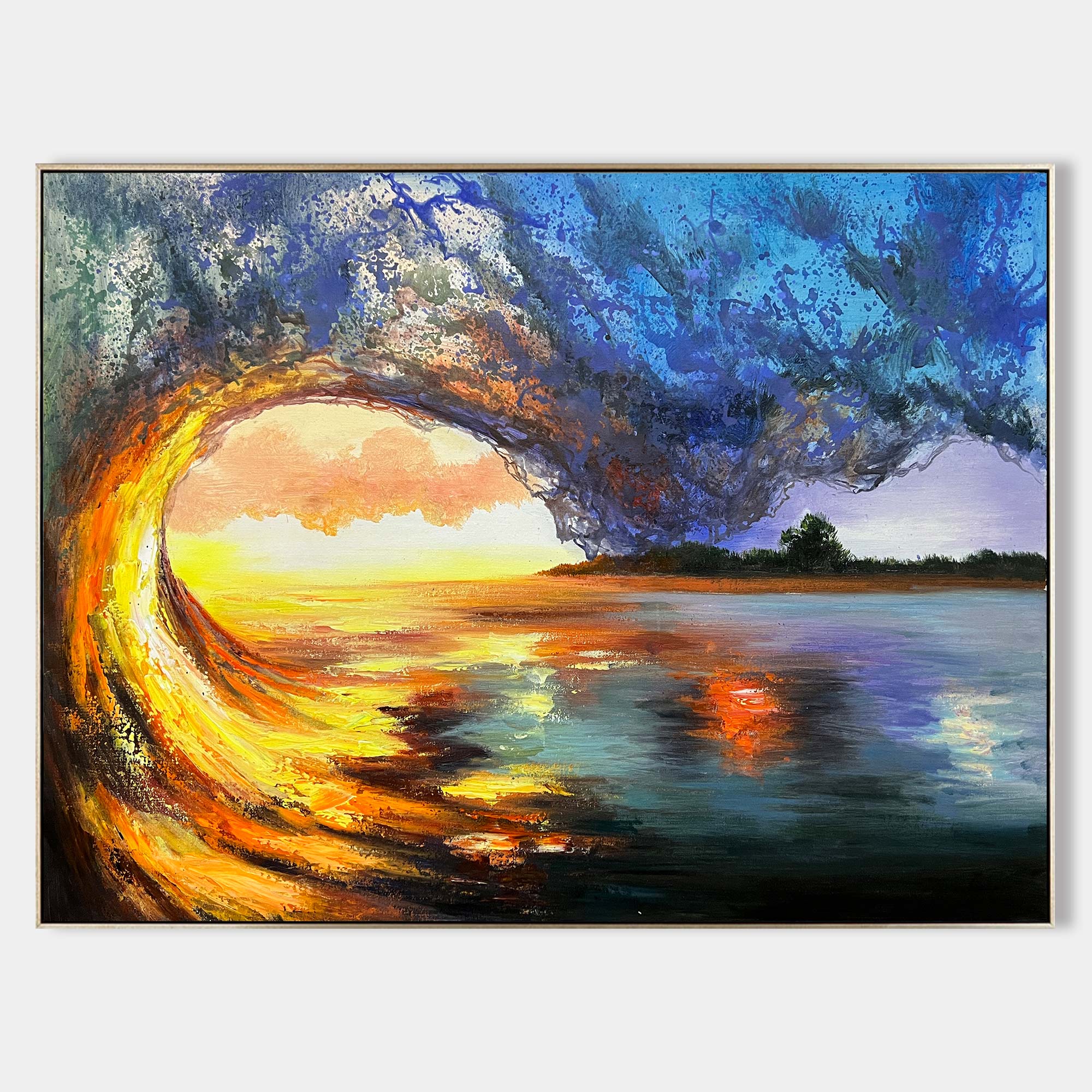 Elowen Sunset Canvas Wall Art