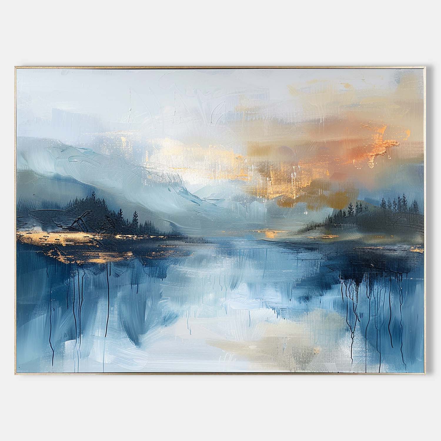 Wall Art Landscape Abstract Modern Atmosphere