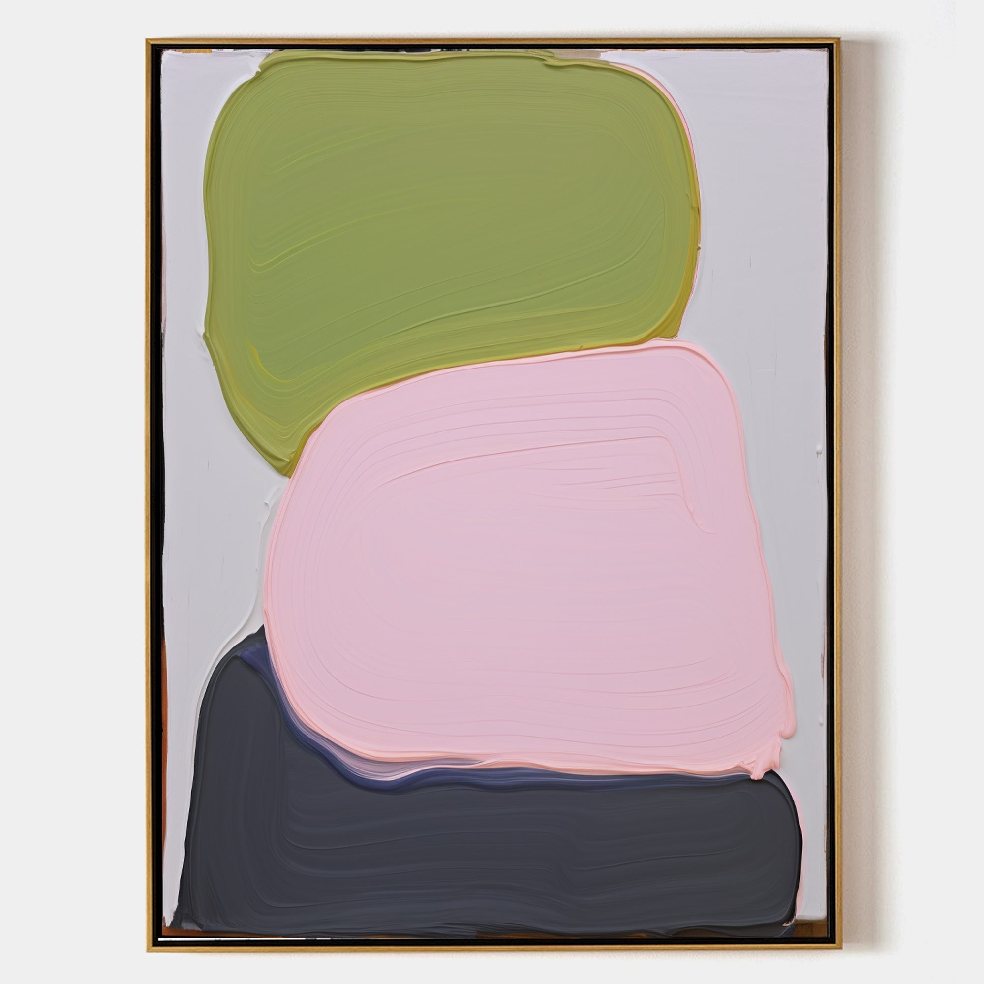 Wall Art Sage Green Pink Charcoal