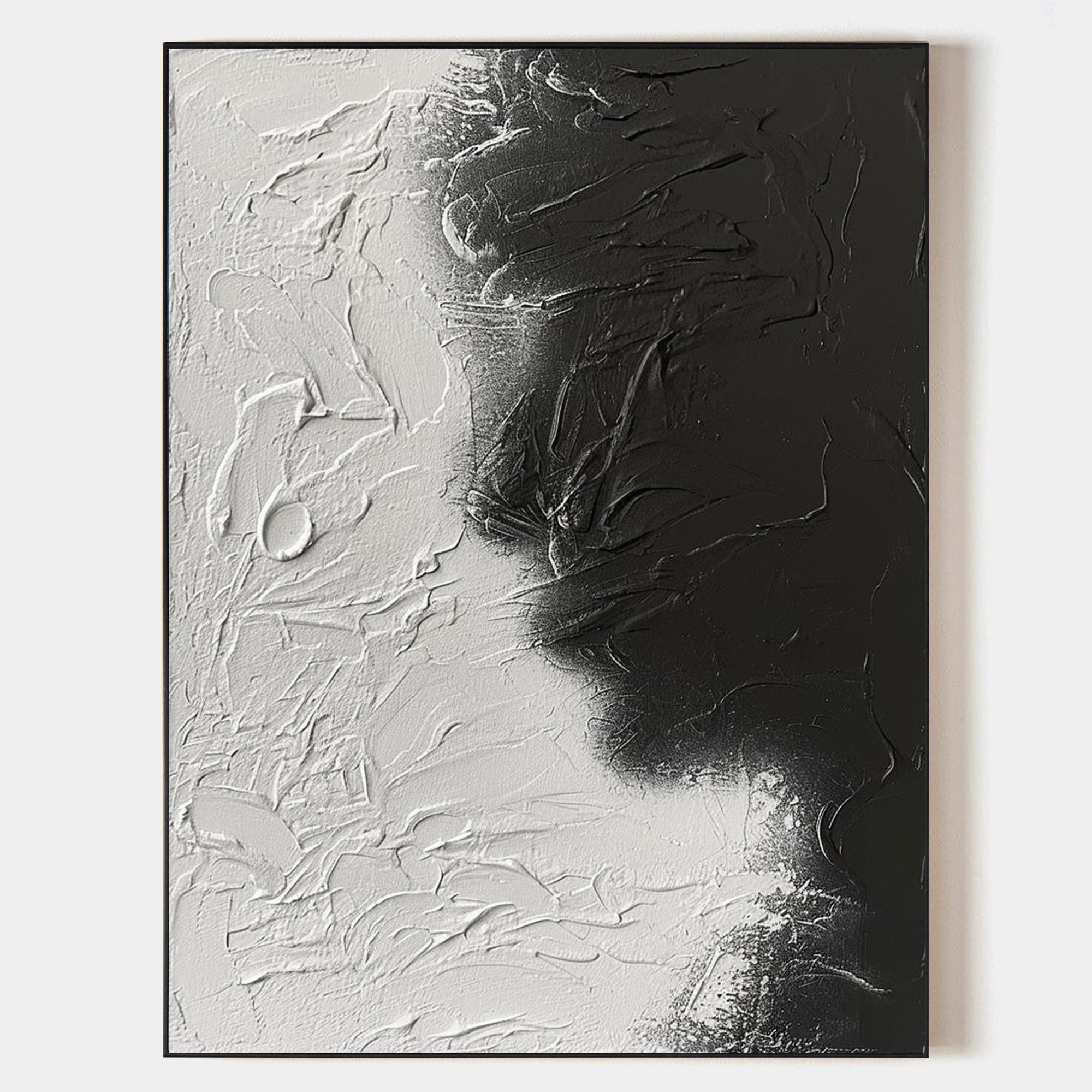 Wall Art Monochrome Blackwater