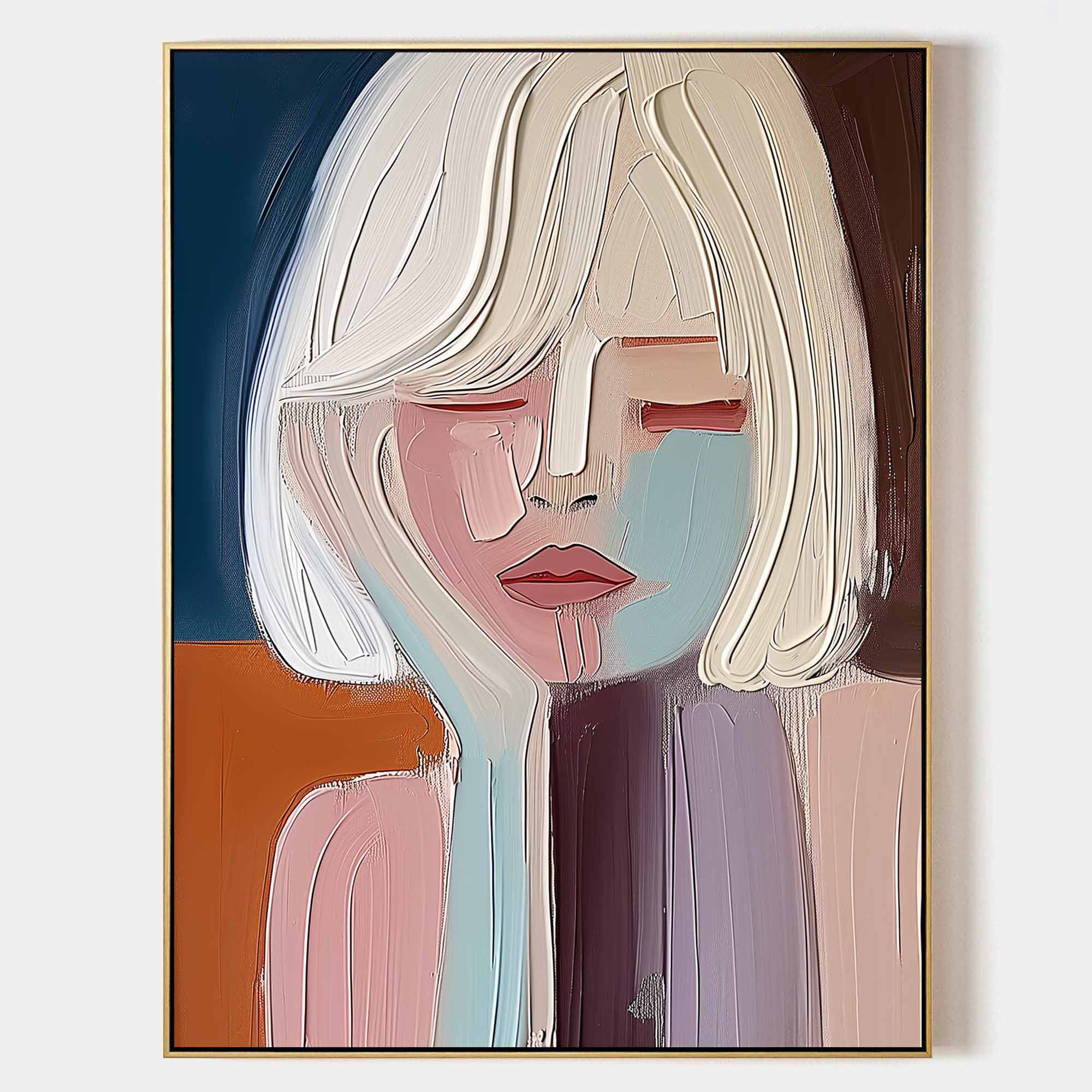 Plaster Art Texture Painting #SG256 - Neutralighting