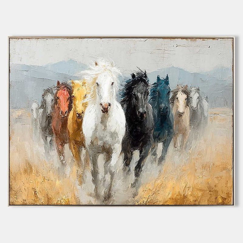 Wall Art Running Horse Painting