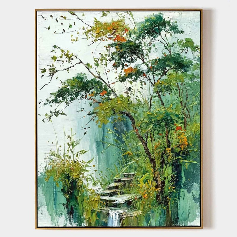 Wall Art Forest Landscape Painting