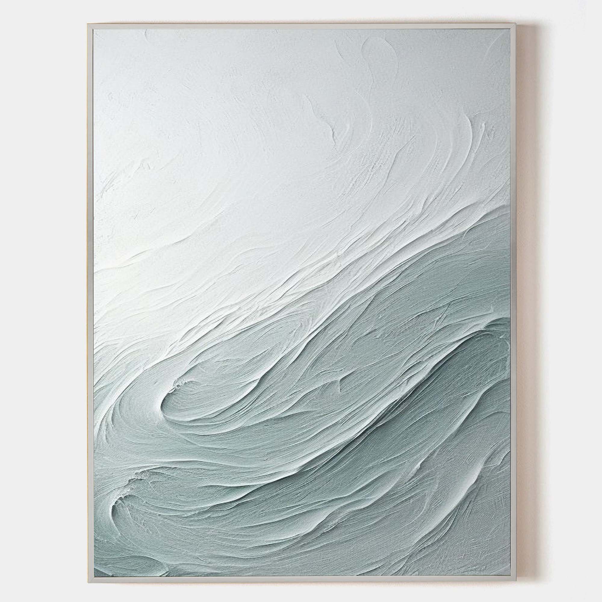 Wall Art Wave Minimalist Relief Modern