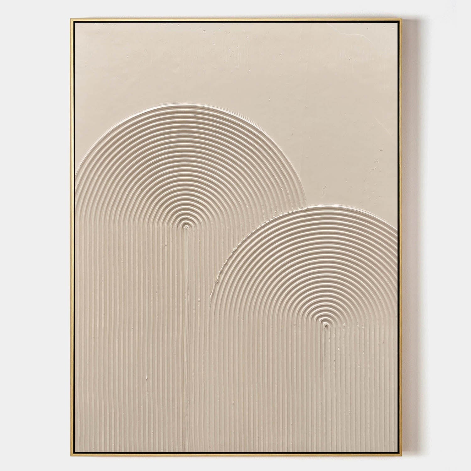 Beige Arch Line Minimalist Painting