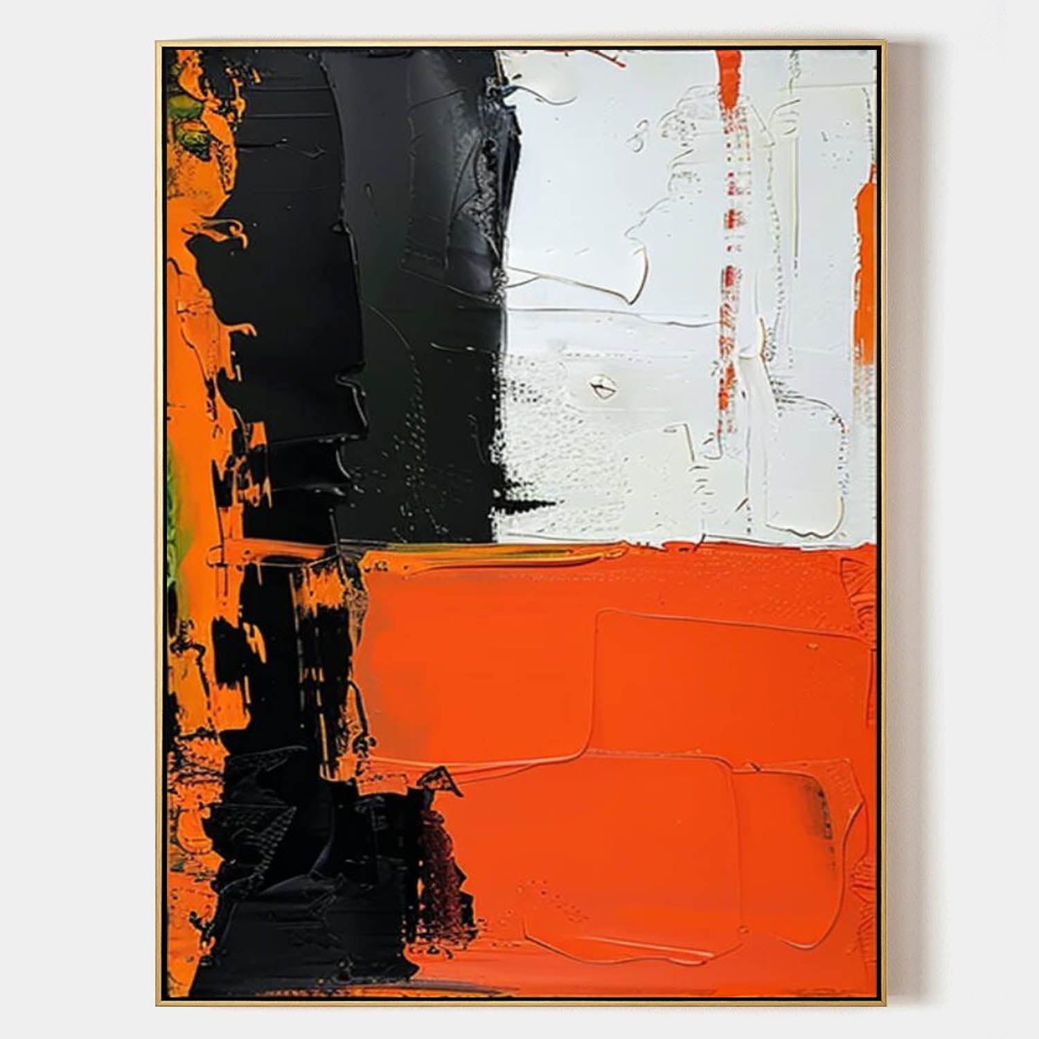Wall Art Geometric Structure Abstract Block