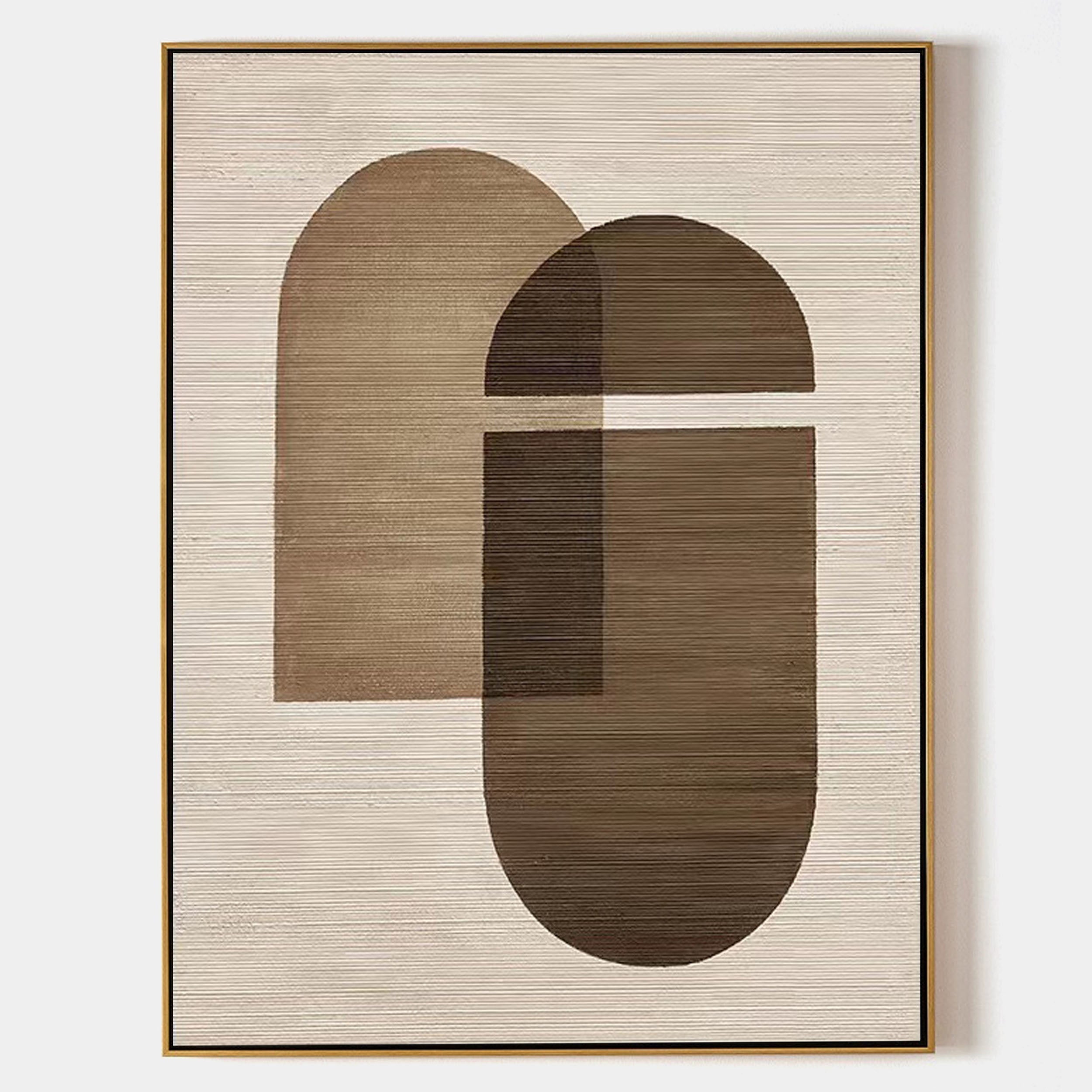 Zayne Earth Tone Arch Canvas Art