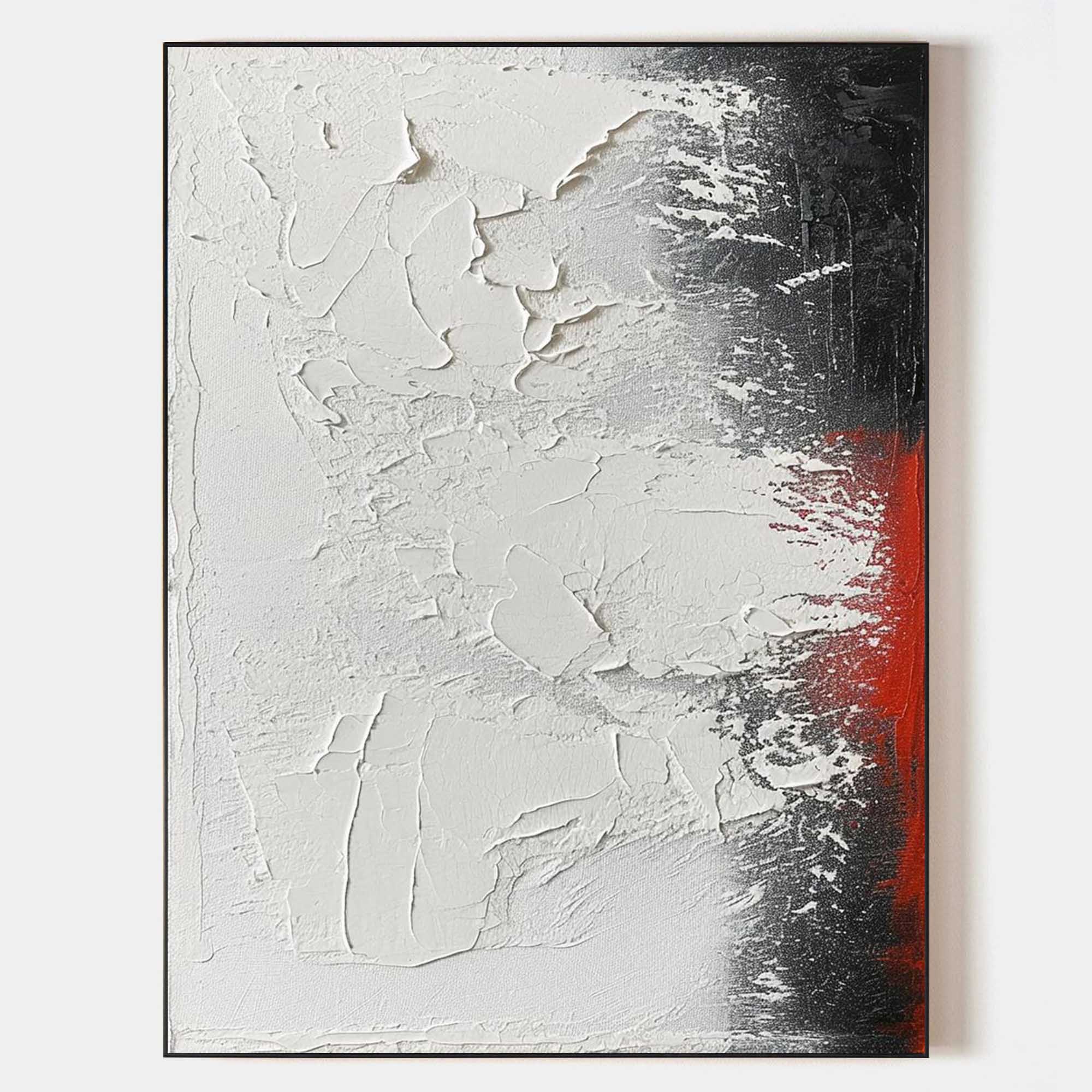 Silver Frost with Crimson Edge