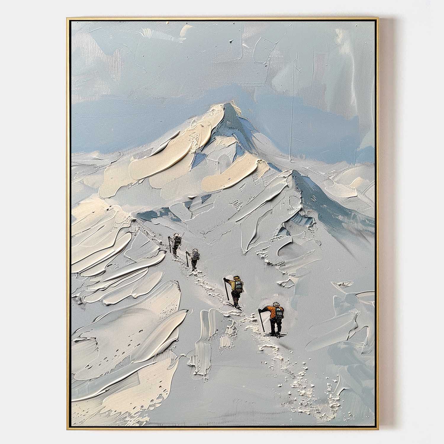 Wall Art Landscape Abstract Snow Modern