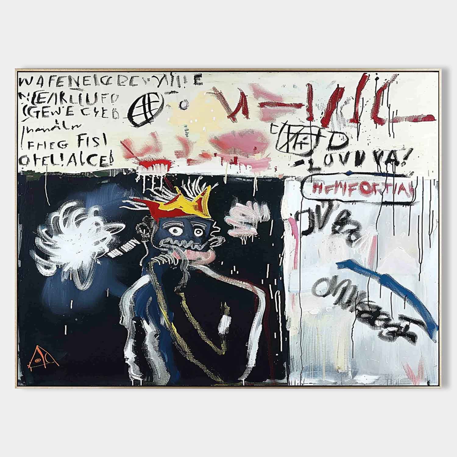 Wall Art Graffiti Figure Street Contemporary Inspired