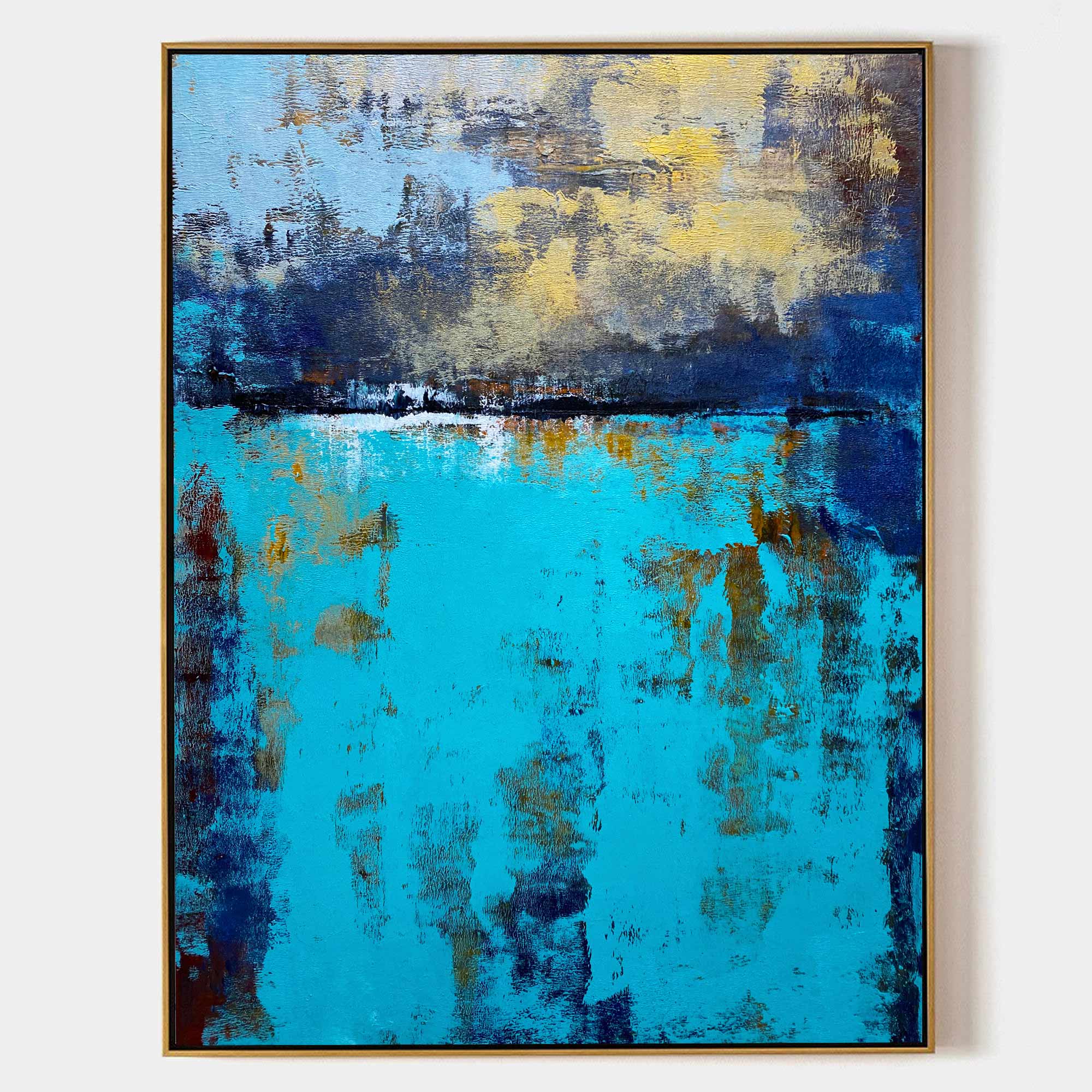 Abstract Sea Scenery Painting