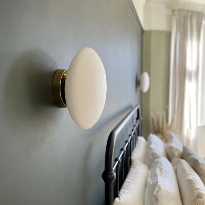 Valentina Modern Globe Shape Vanity Metal Glass LED Wall Lamp - Neutralighting