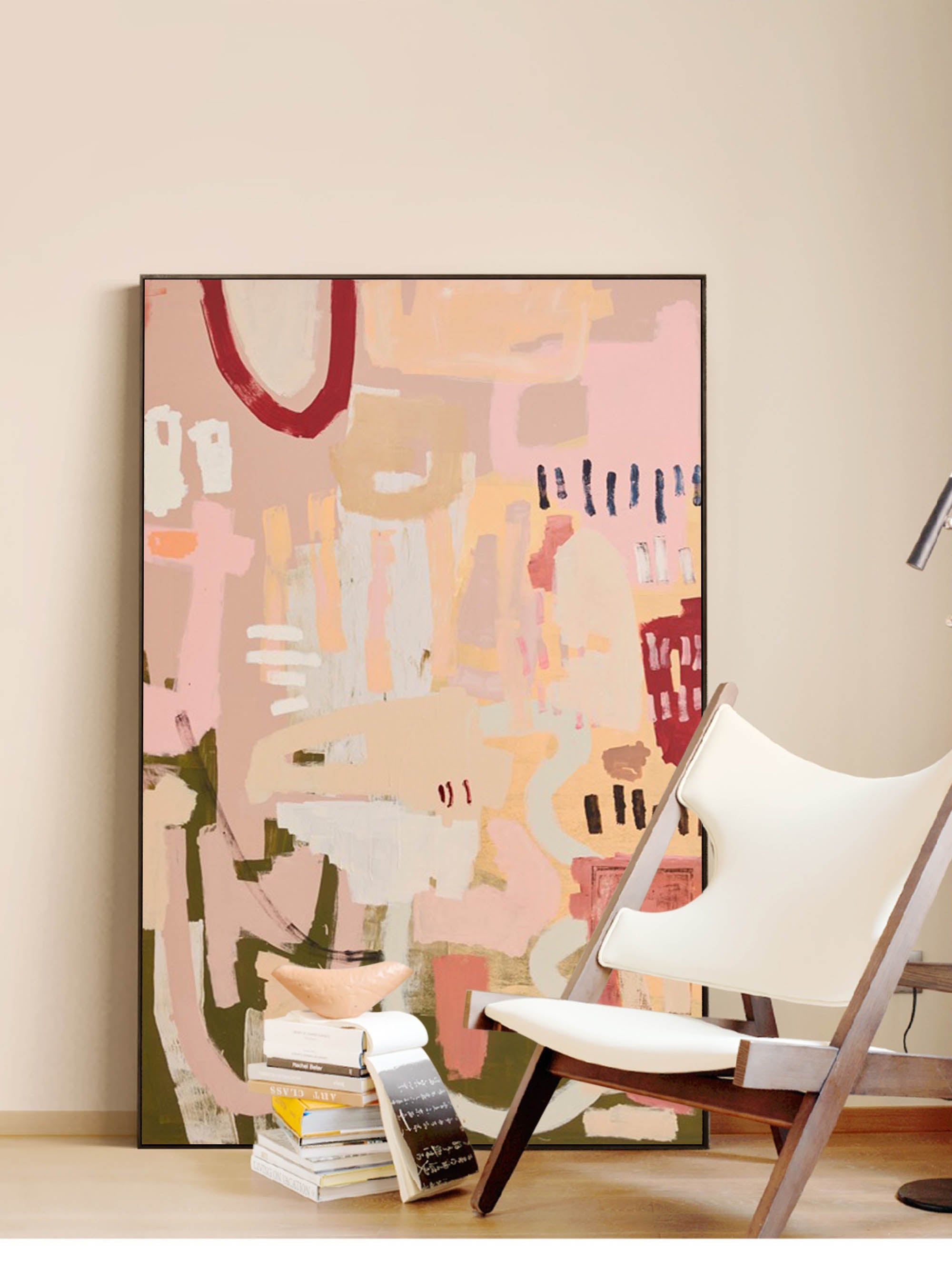 Wall Art Abstract Impressionist Fresh Romantic