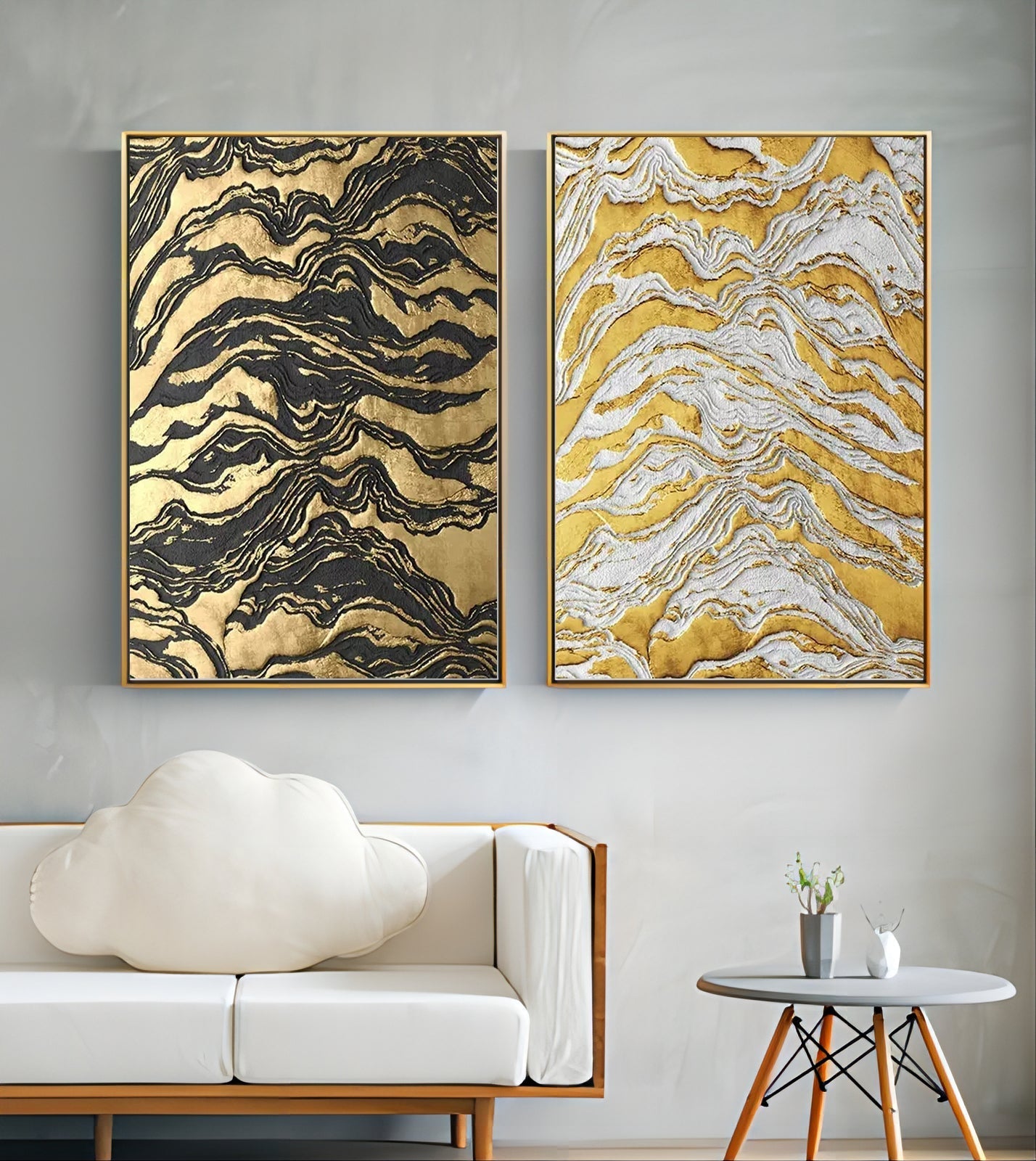 Abstract Painting Set Of 2 SP008 - Neutralighting