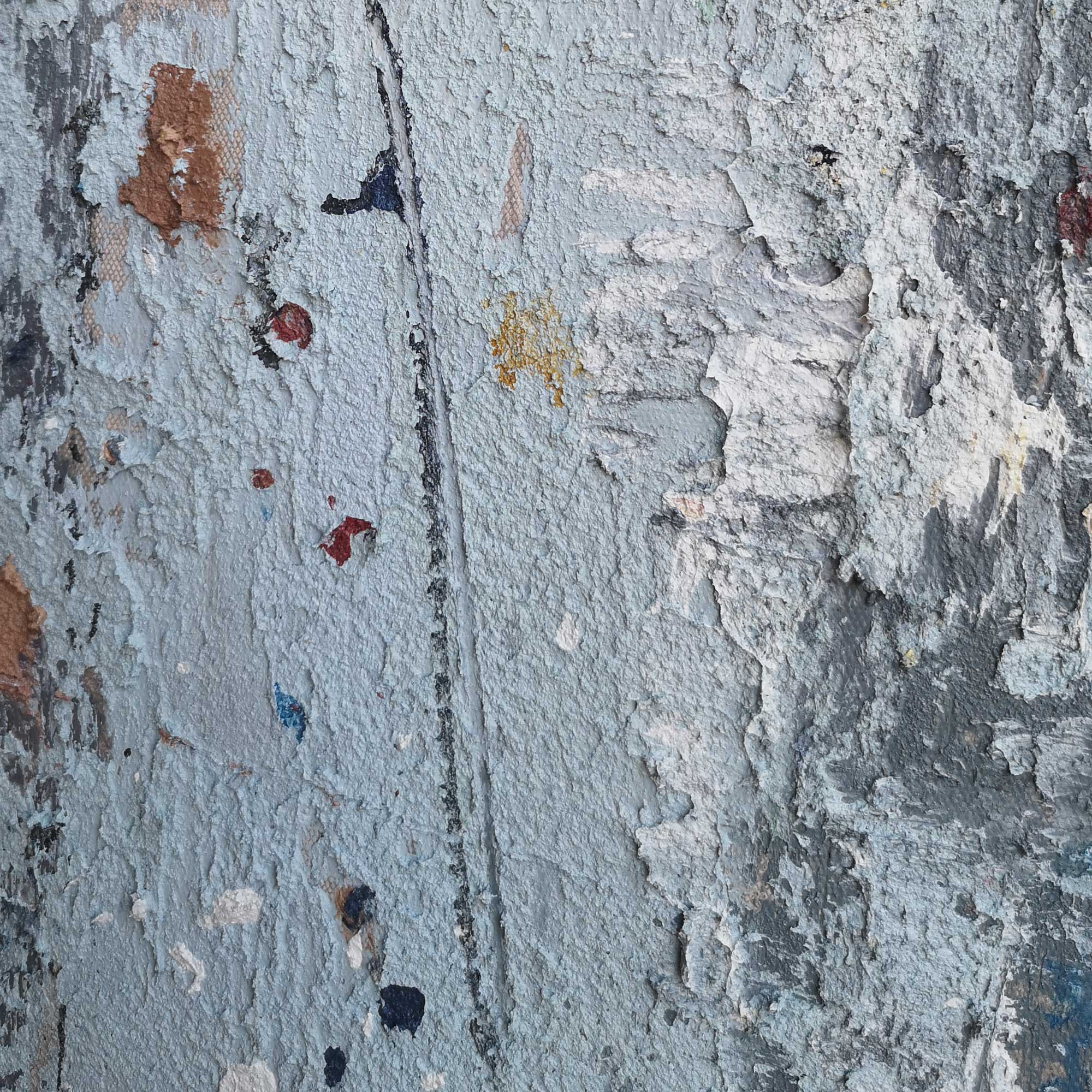 Light Blue Grey Abstract Painting