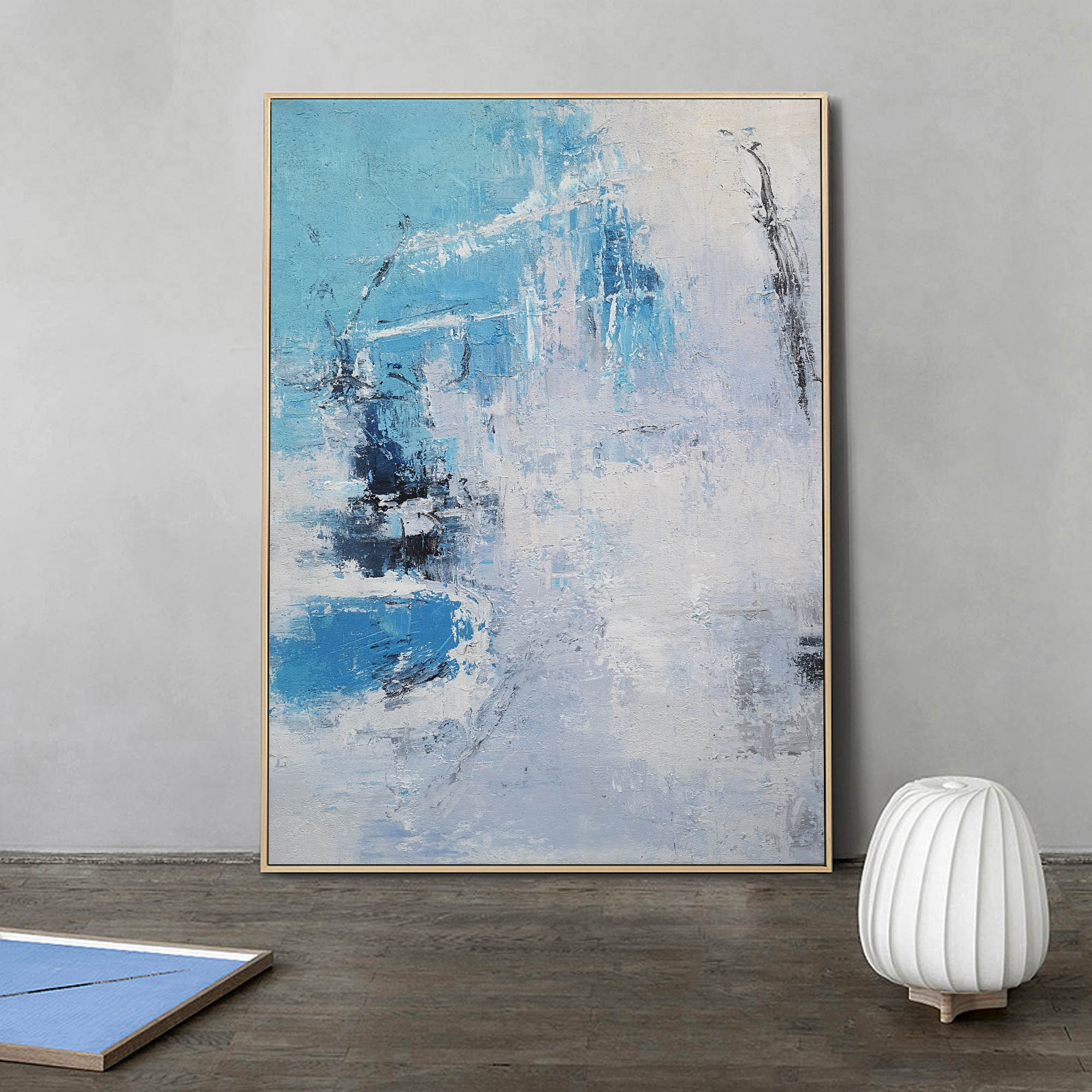 blue And White Painting ABAV91 - Neutralighting