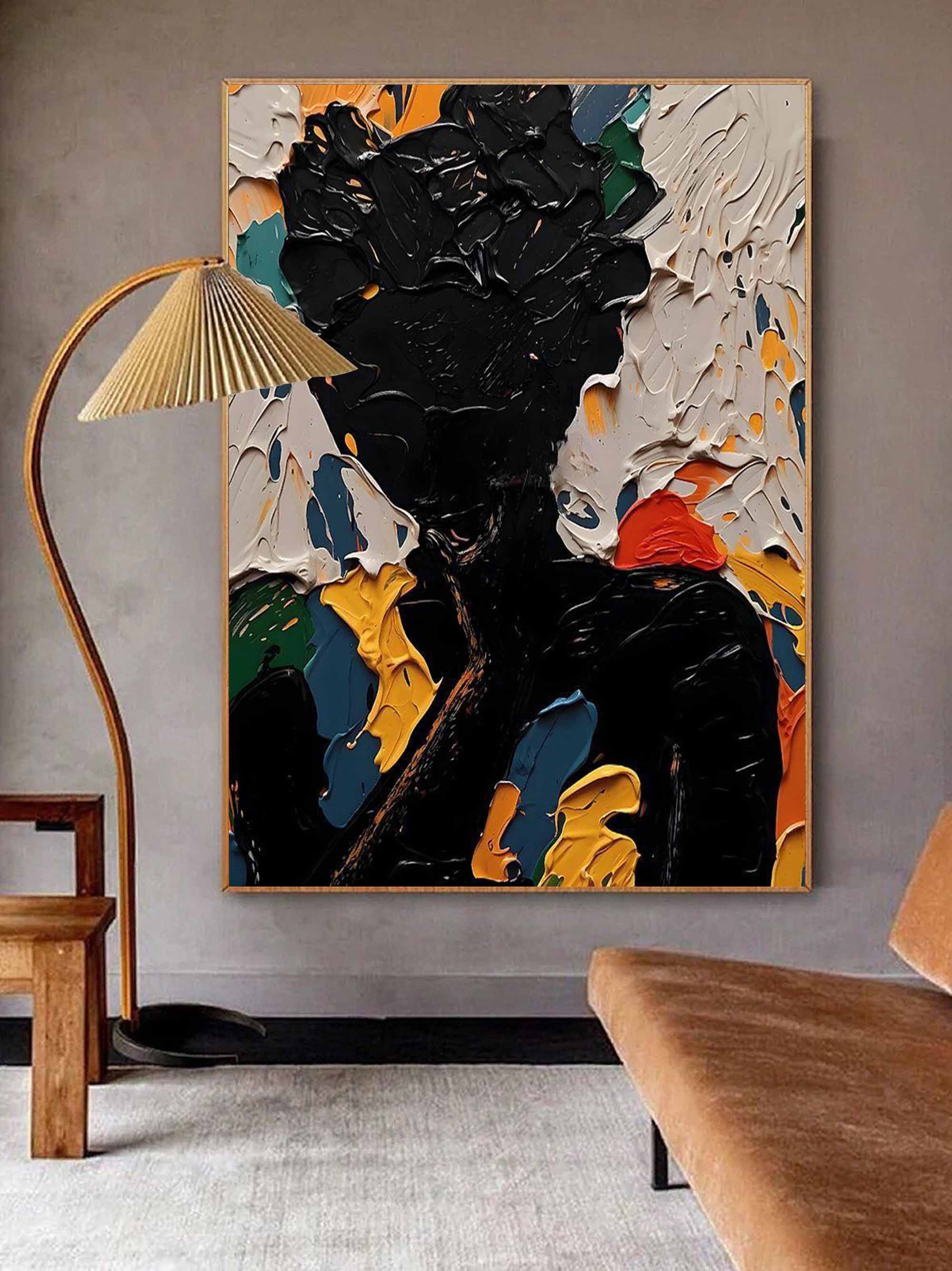 Maya Colorful Figure Wall Art