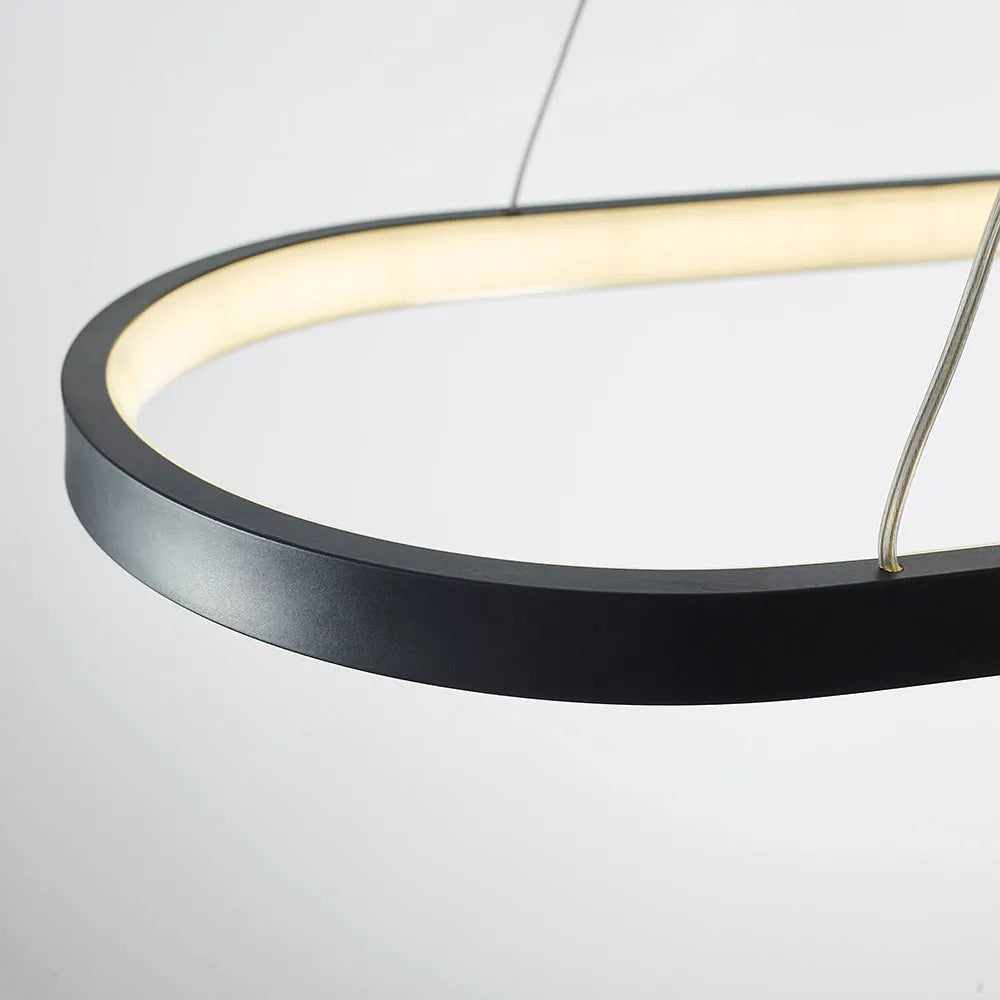 Junel Minimalist Oval Interior Hanging Pendant Light - Neutralighting
