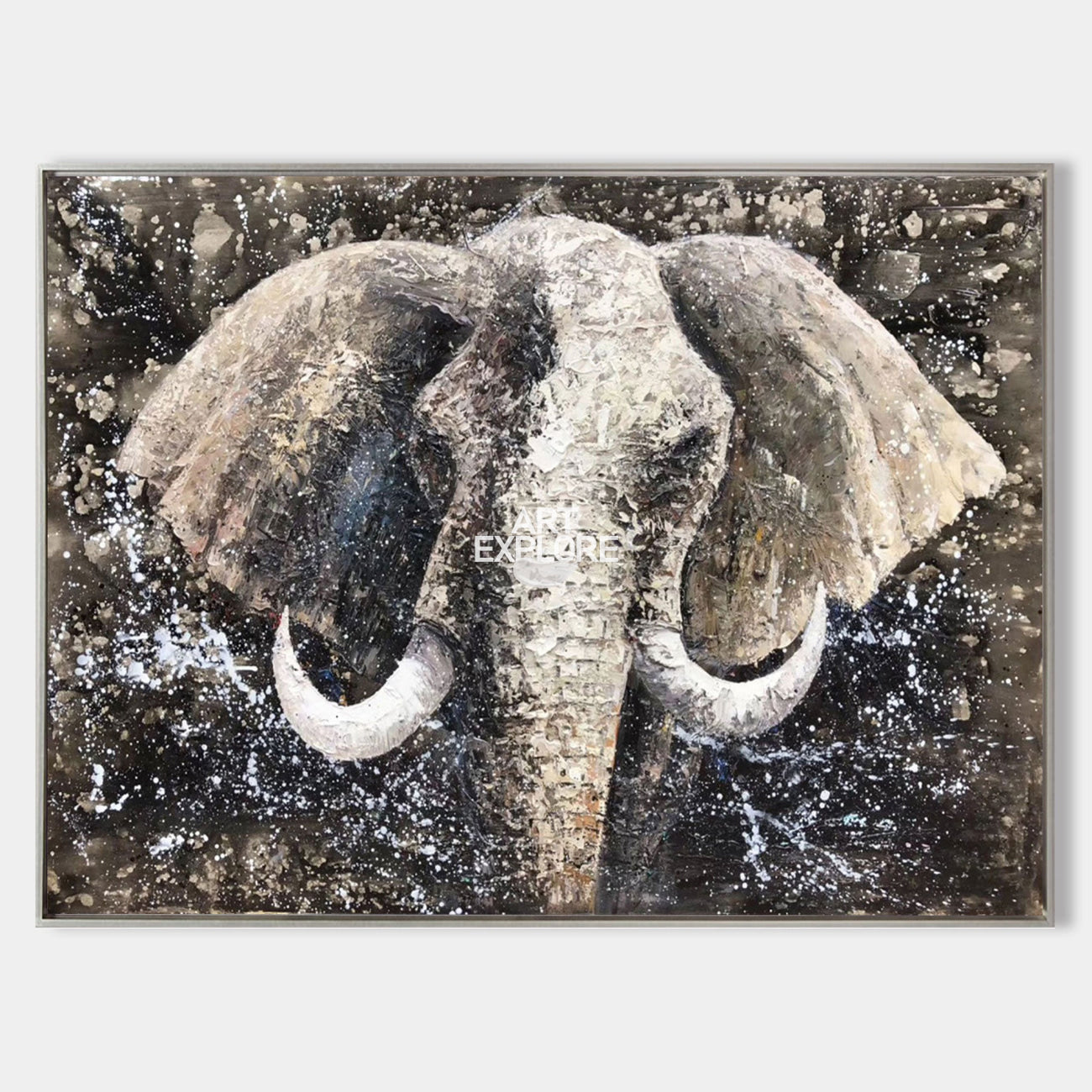 Majestic Elephant Wildlife Canvas Wall Art