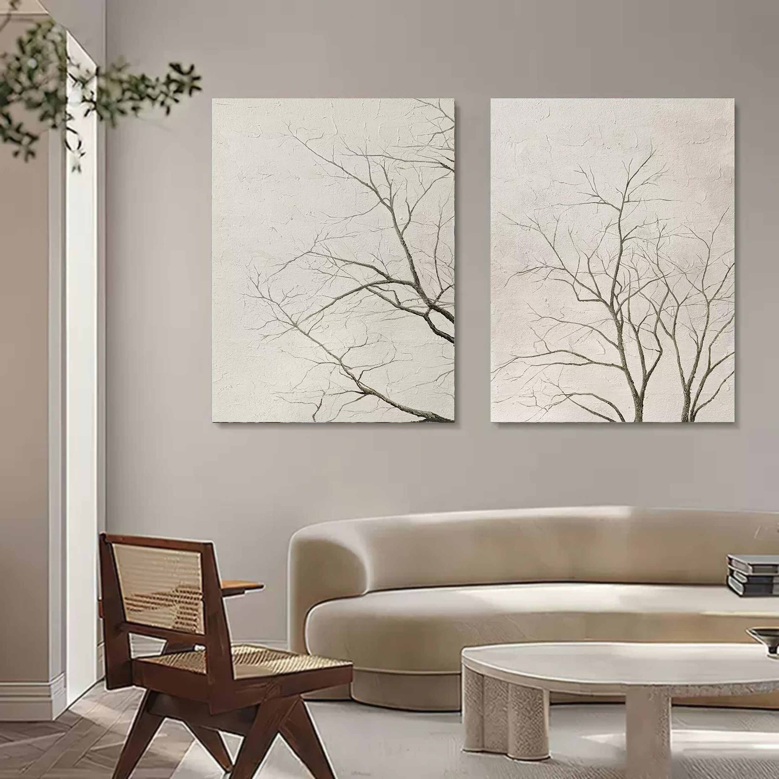 Abstract Painting Set Of 2 SP130 - Neutralighting