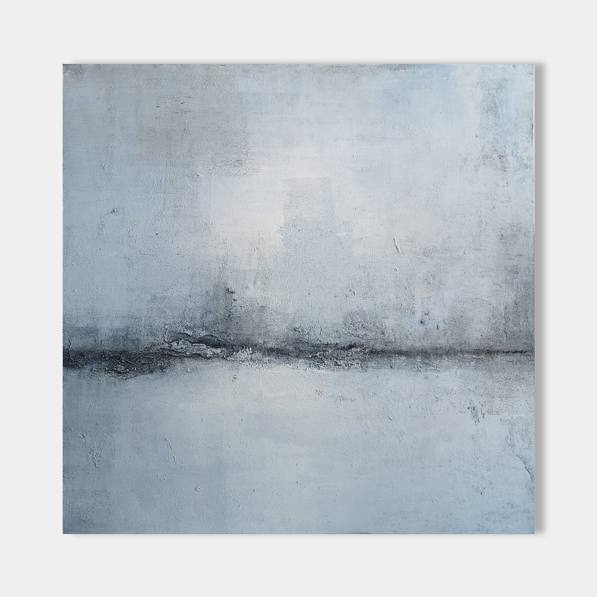 Light BLue Abstract Art